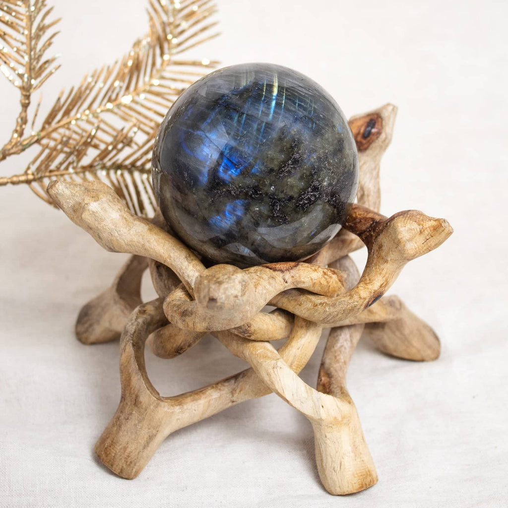 Labradorite Blue Flame Sphere - Large - 1 of a Kind