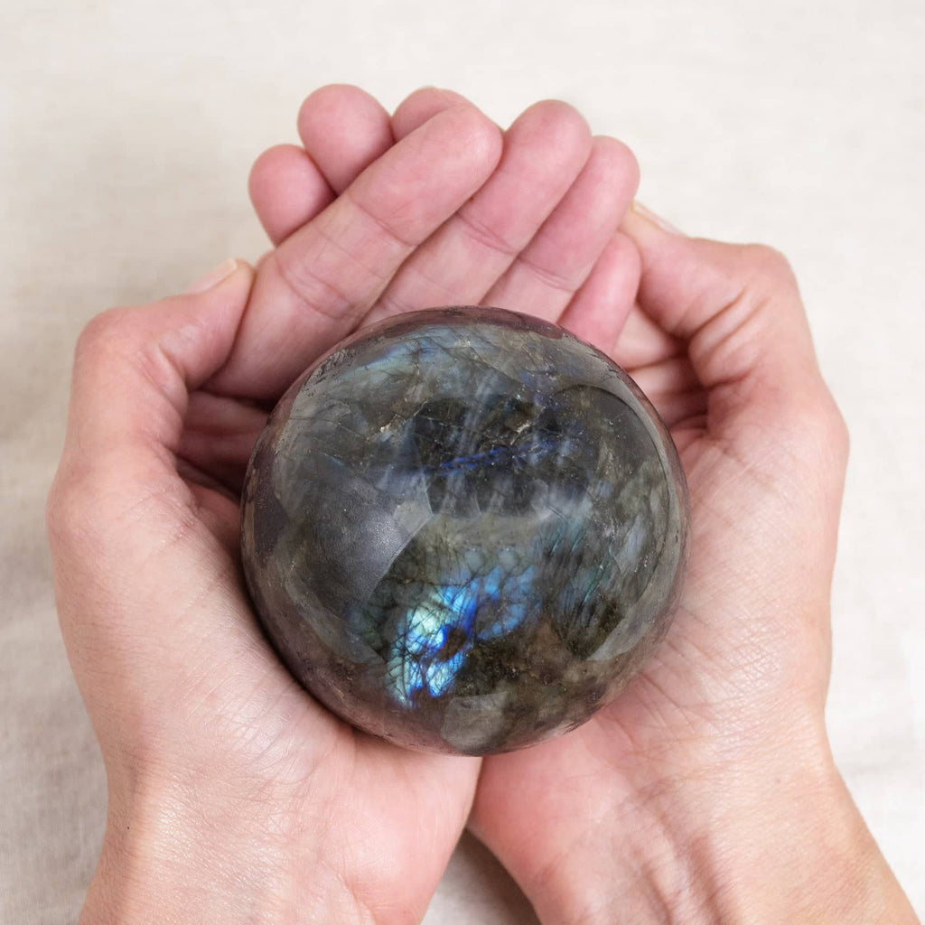 Labradorite Blue Flame Sphere - Large - 1 of a Kind