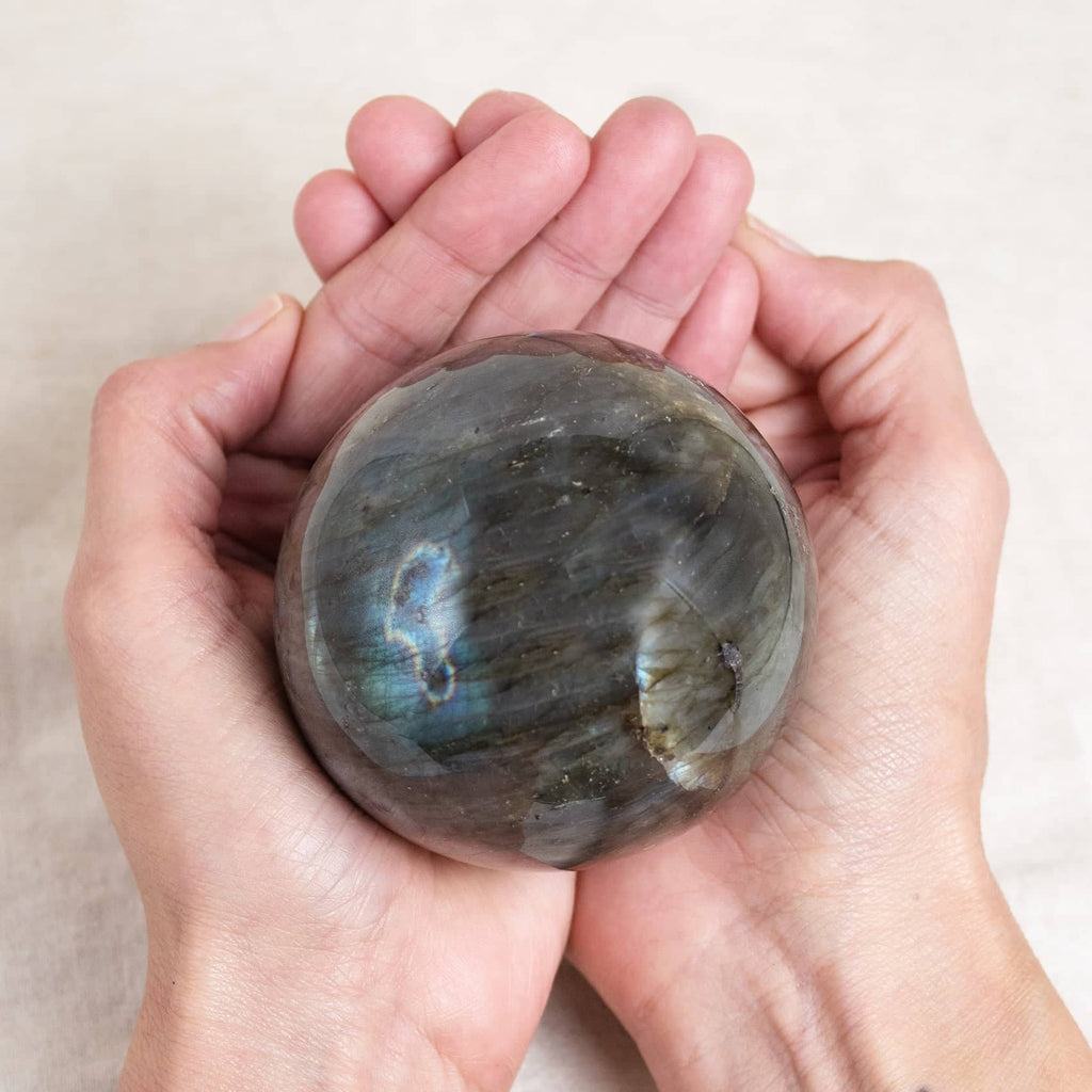 Labradorite Blue Flame Sphere - Large - 1 of a Kind