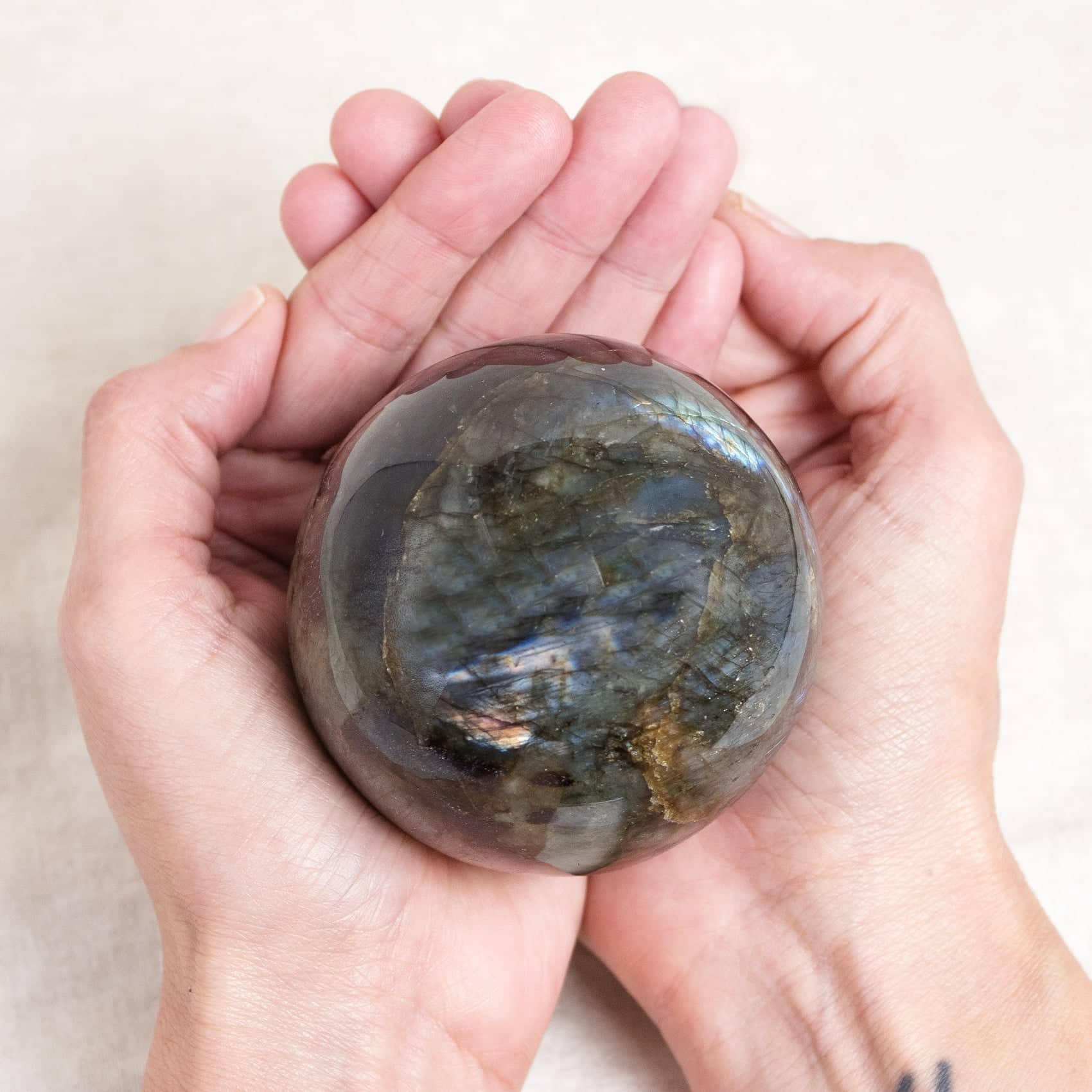 Labradorite Blue Flame Sphere - Large - 1 of a Kind