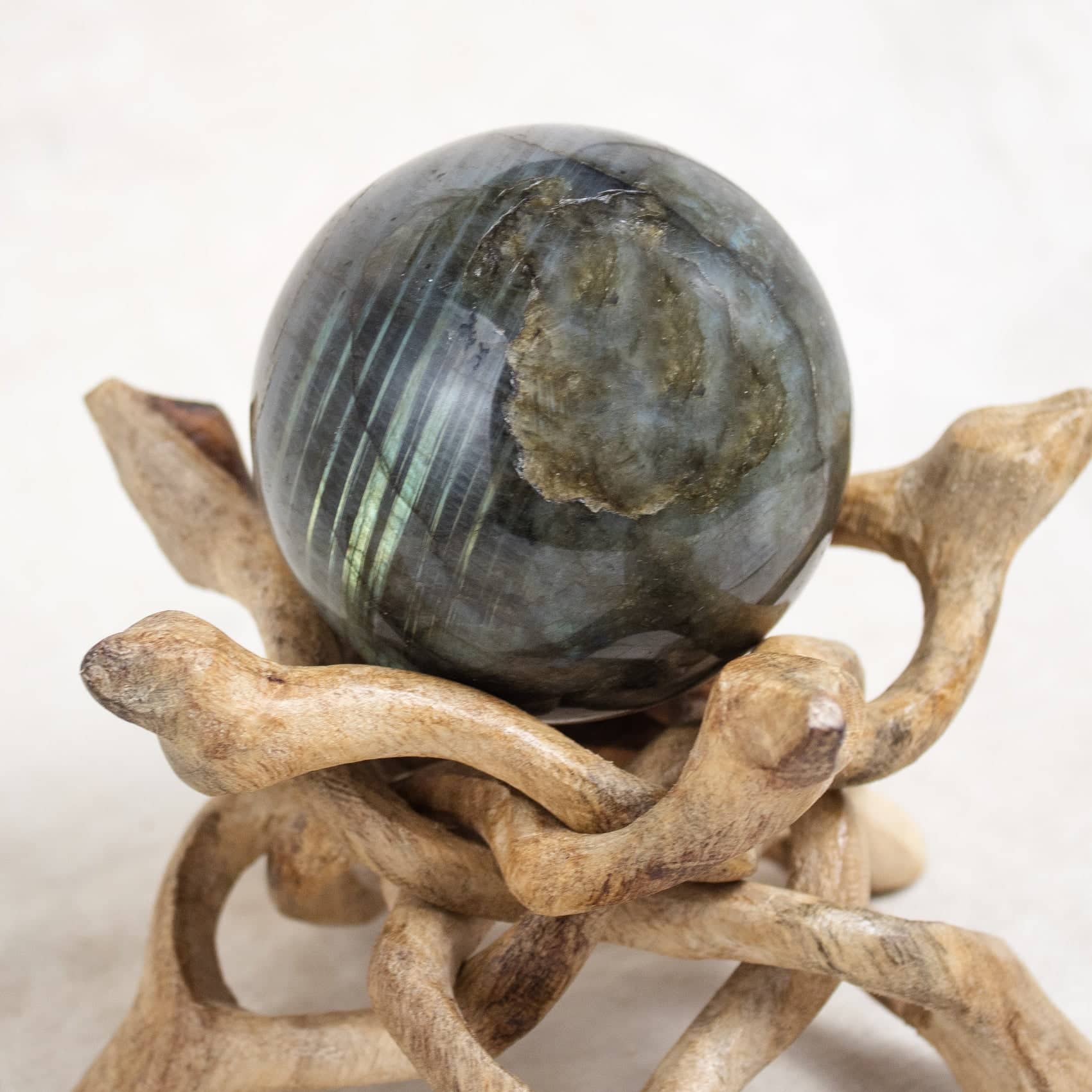 Labradorite Blue Flame Sphere - Large - 1 of a Kind