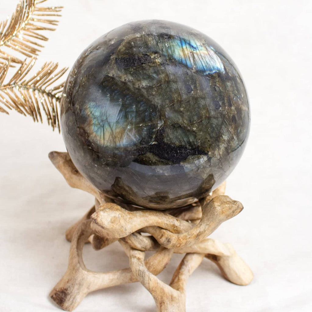 Labradorite Blue Flame Sphere - Large - 1 of a Kind