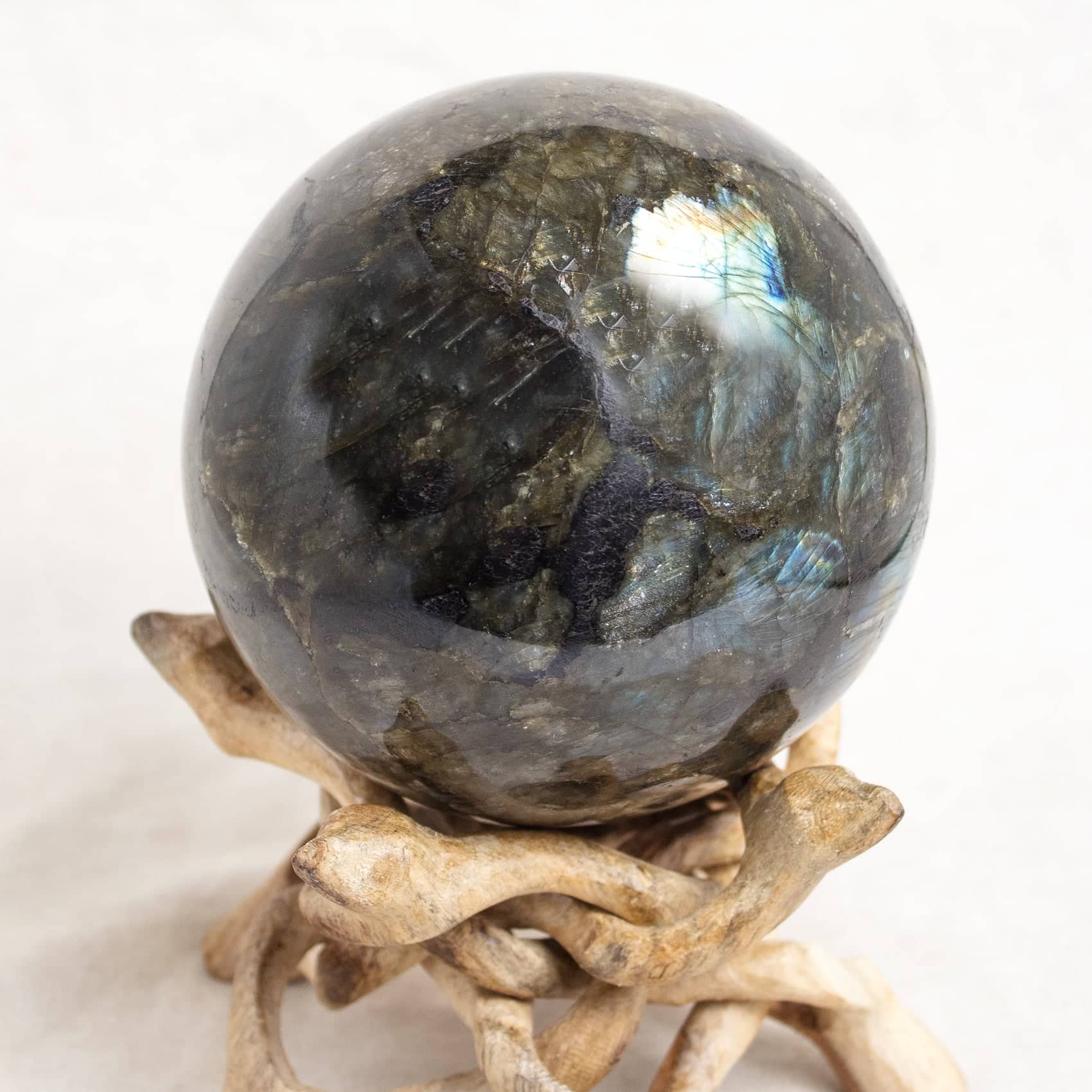 Labradorite Blue Flame Sphere - Large - 1 of a Kind