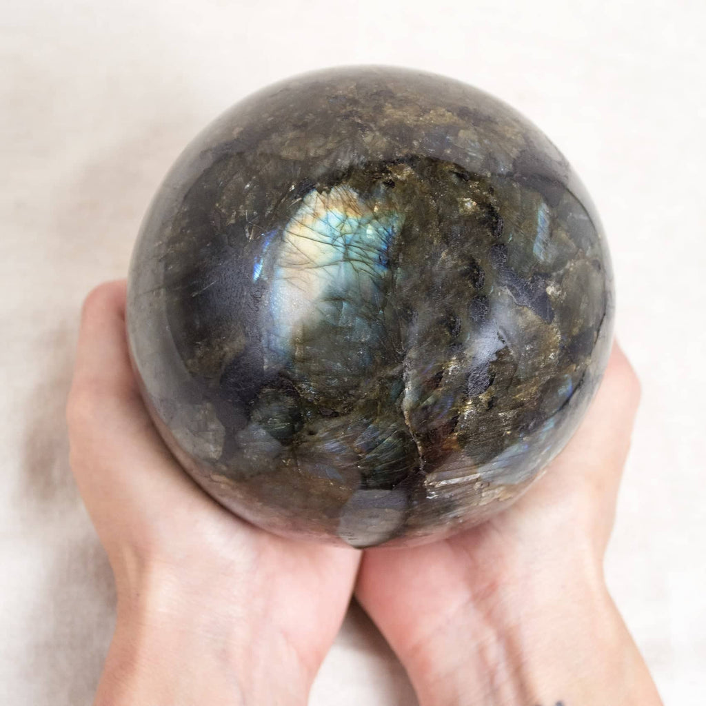 Labradorite Blue Flame Sphere - Large - 1 of a Kind