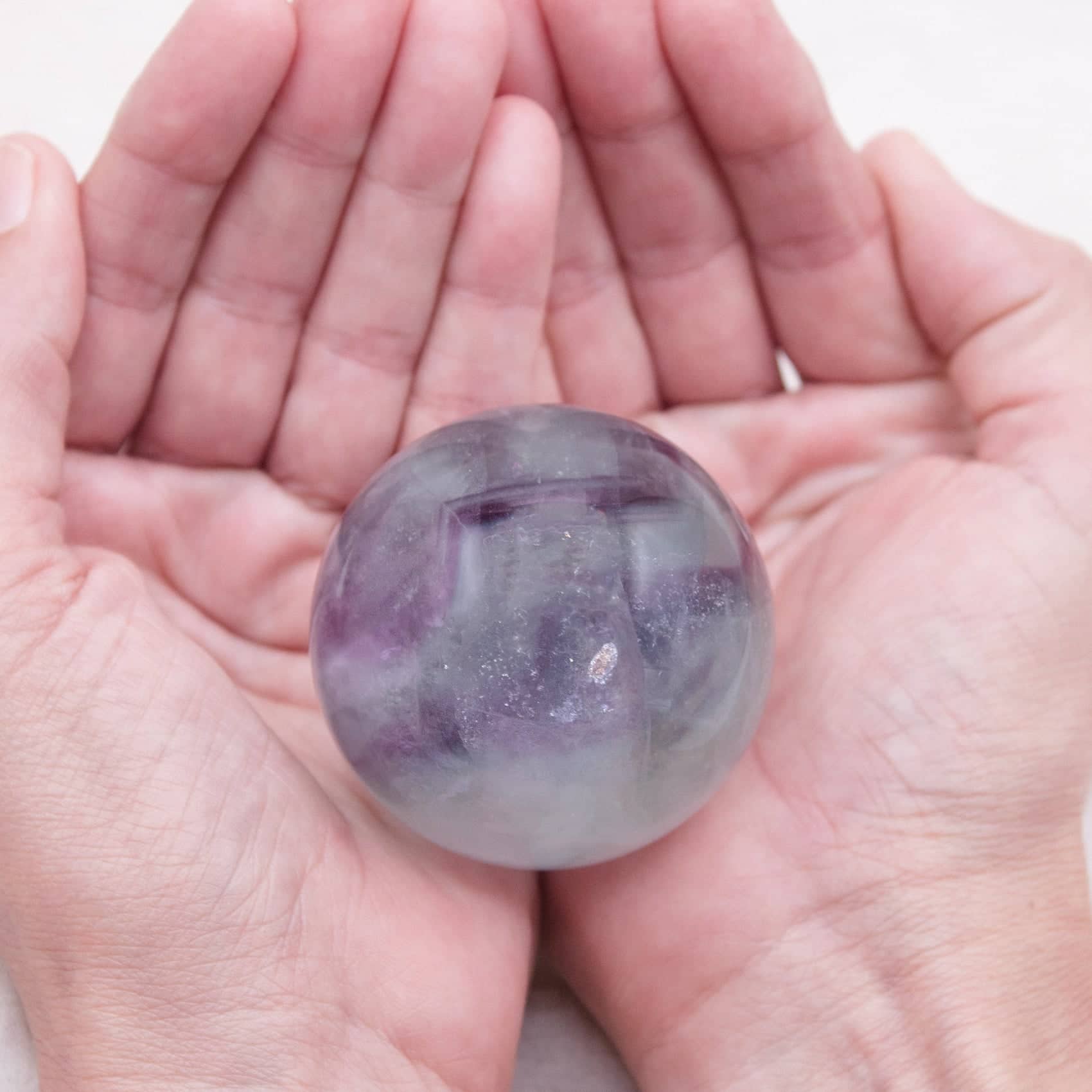 Rainbow Fluorite Sphere - 1 of  a Kind