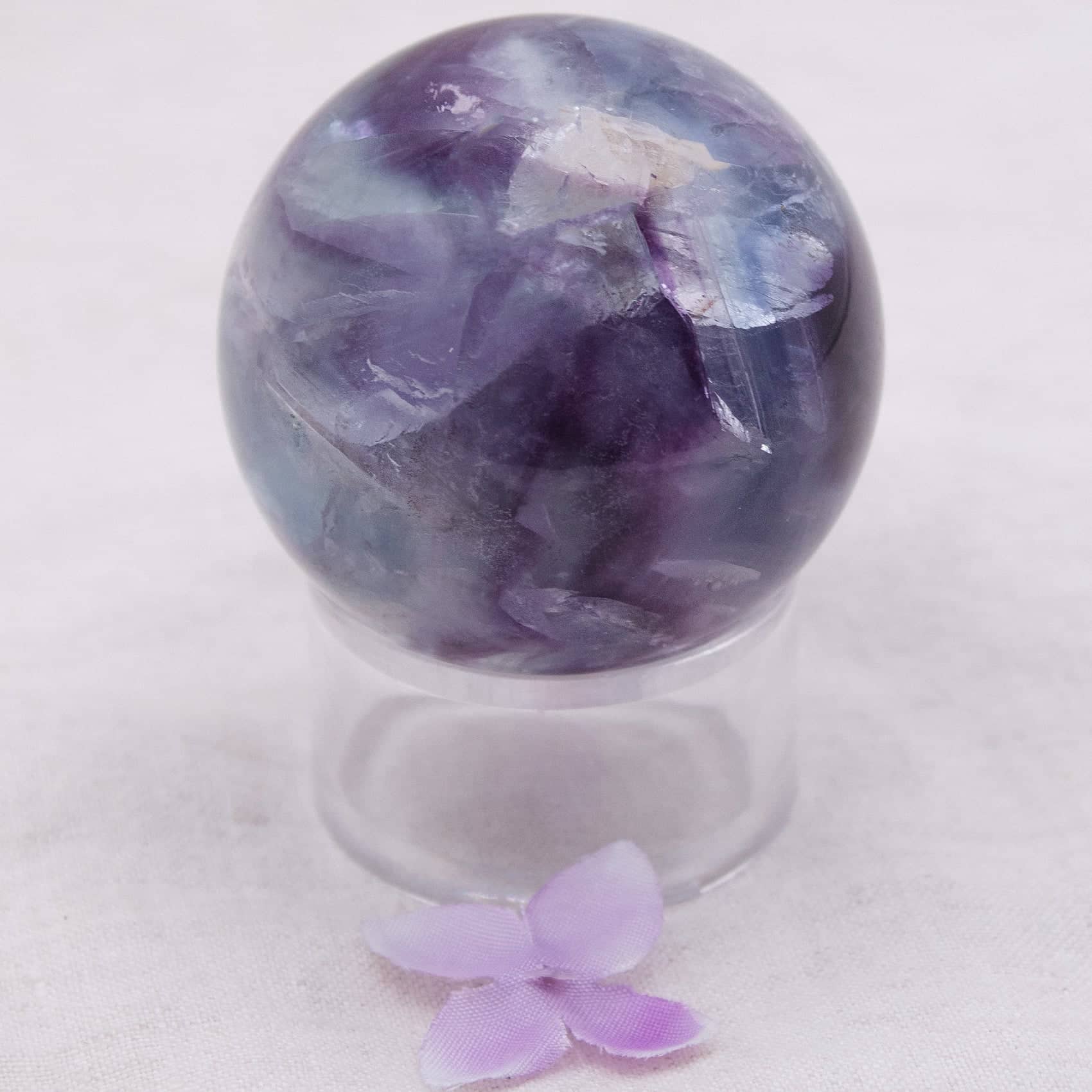 Rainbow Fluorite Sphere - 1 of  a Kind