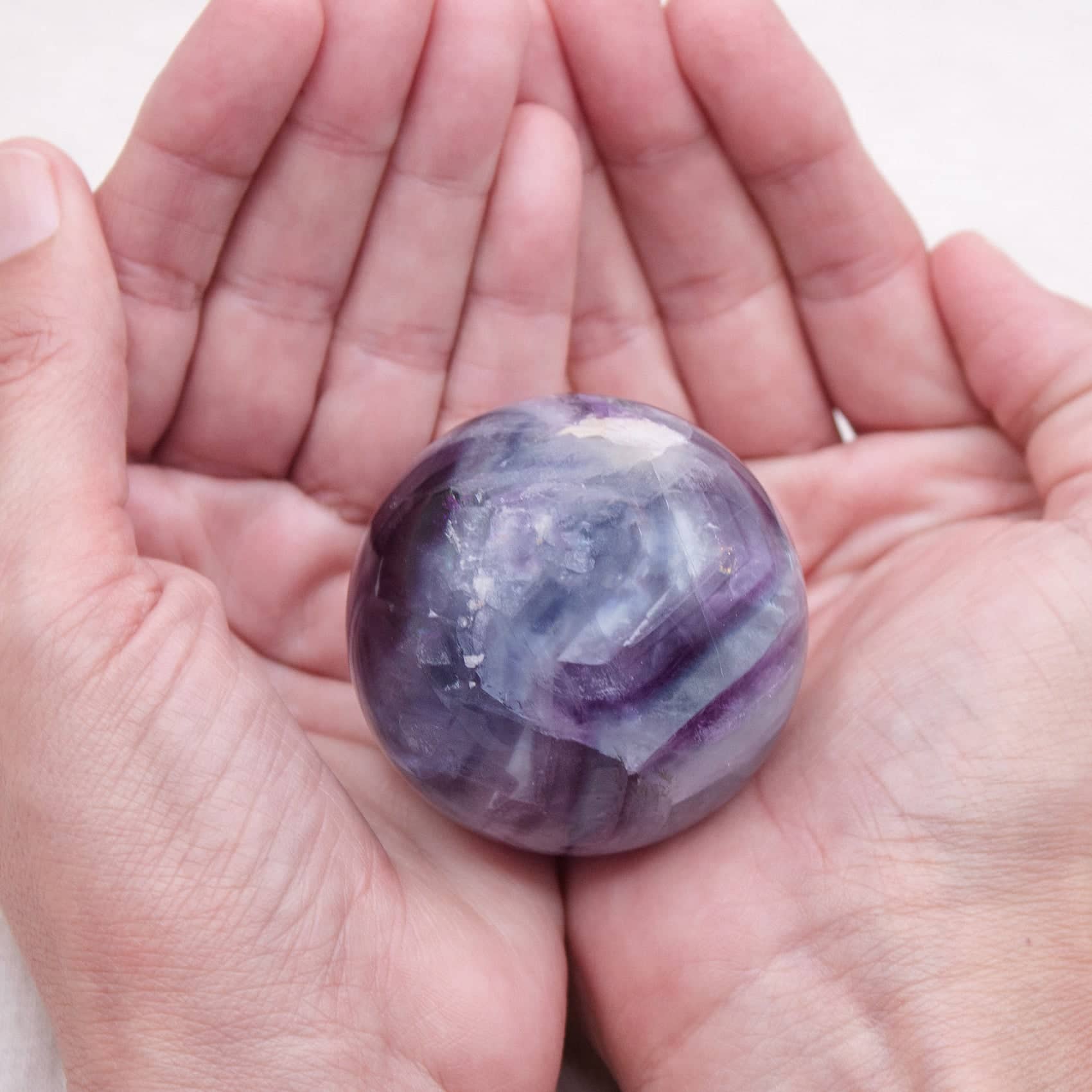 Rainbow Fluorite Sphere - 1 of  a Kind