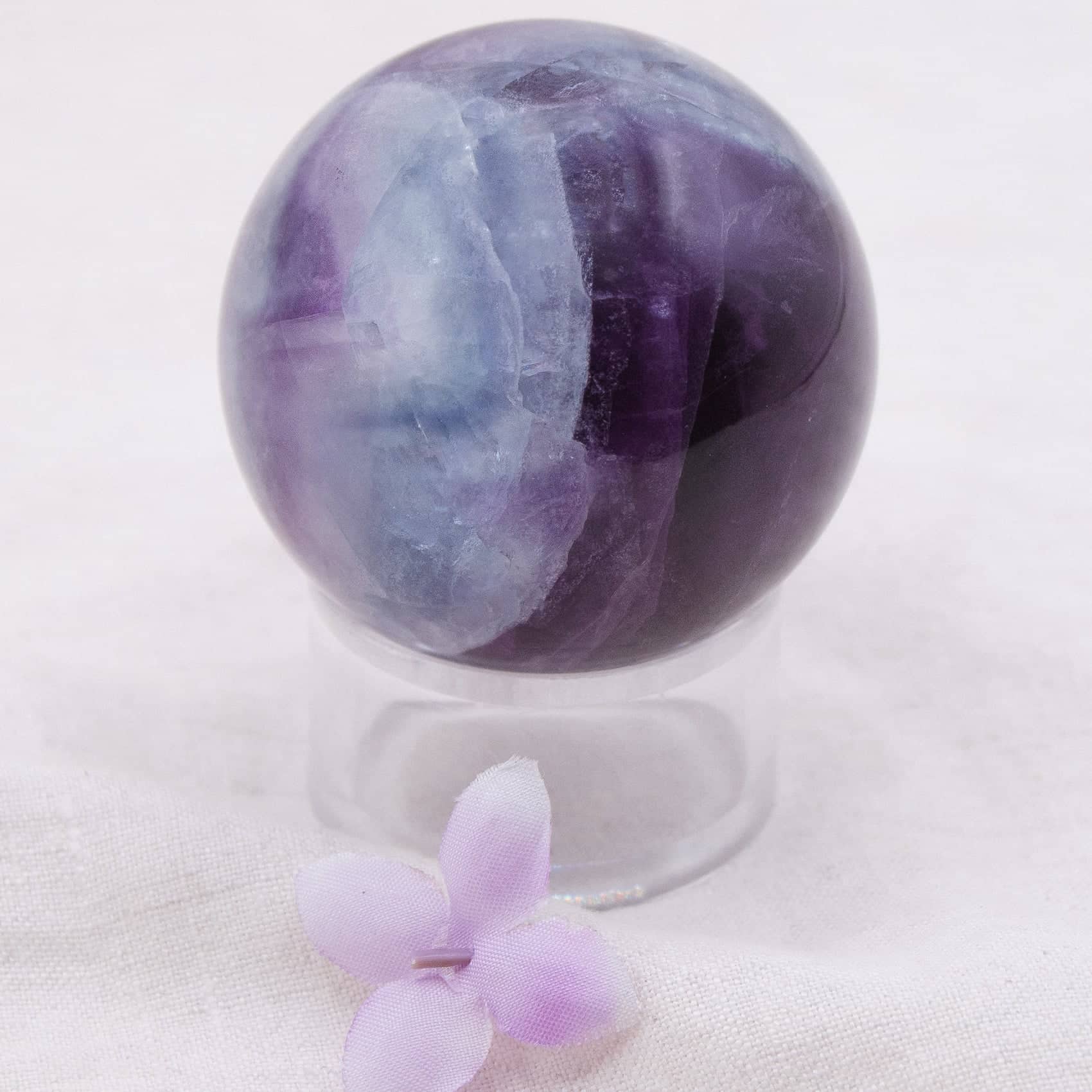 Rainbow Fluorite Sphere - 1 of  a Kind