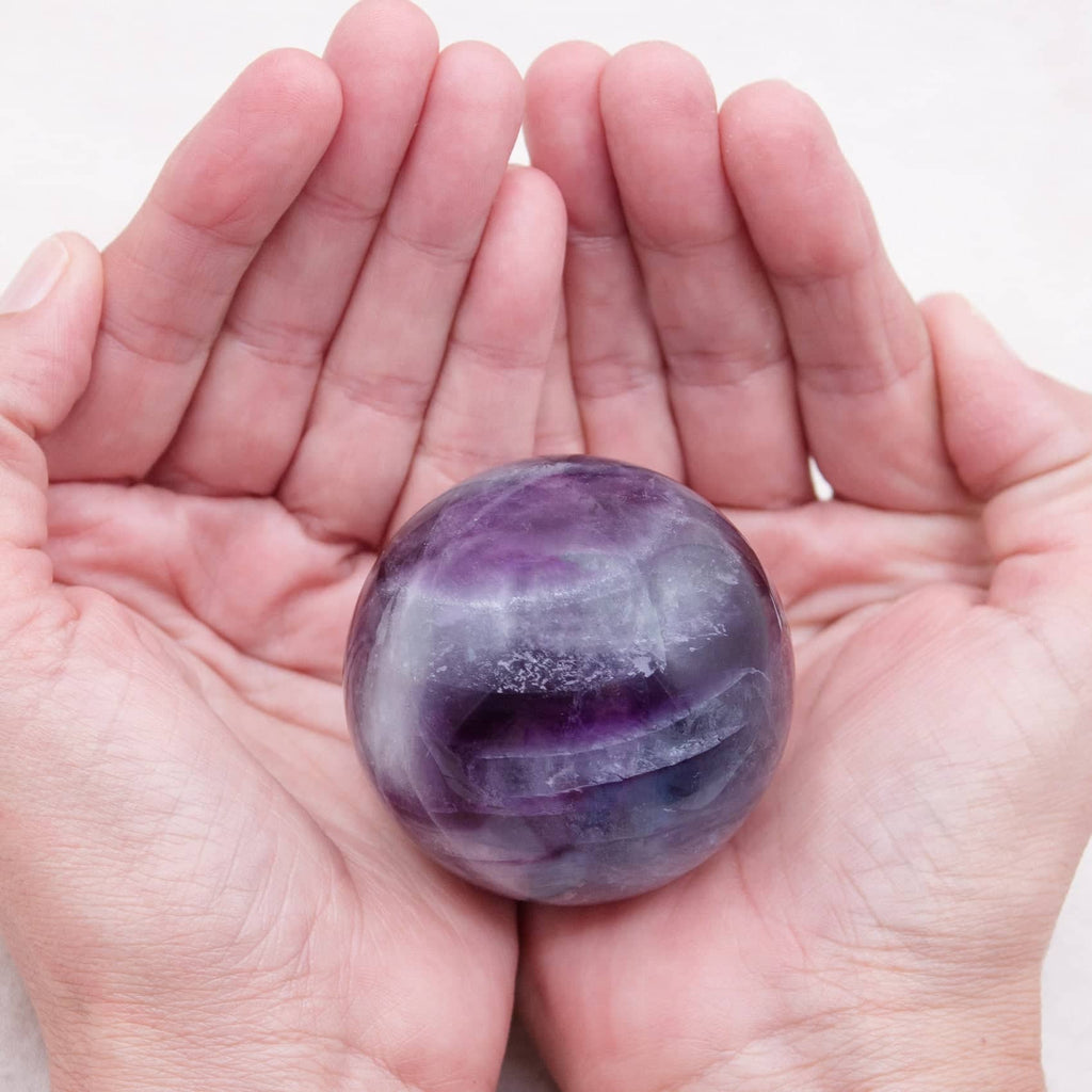 Rainbow Fluorite Sphere - 1 of  a Kind