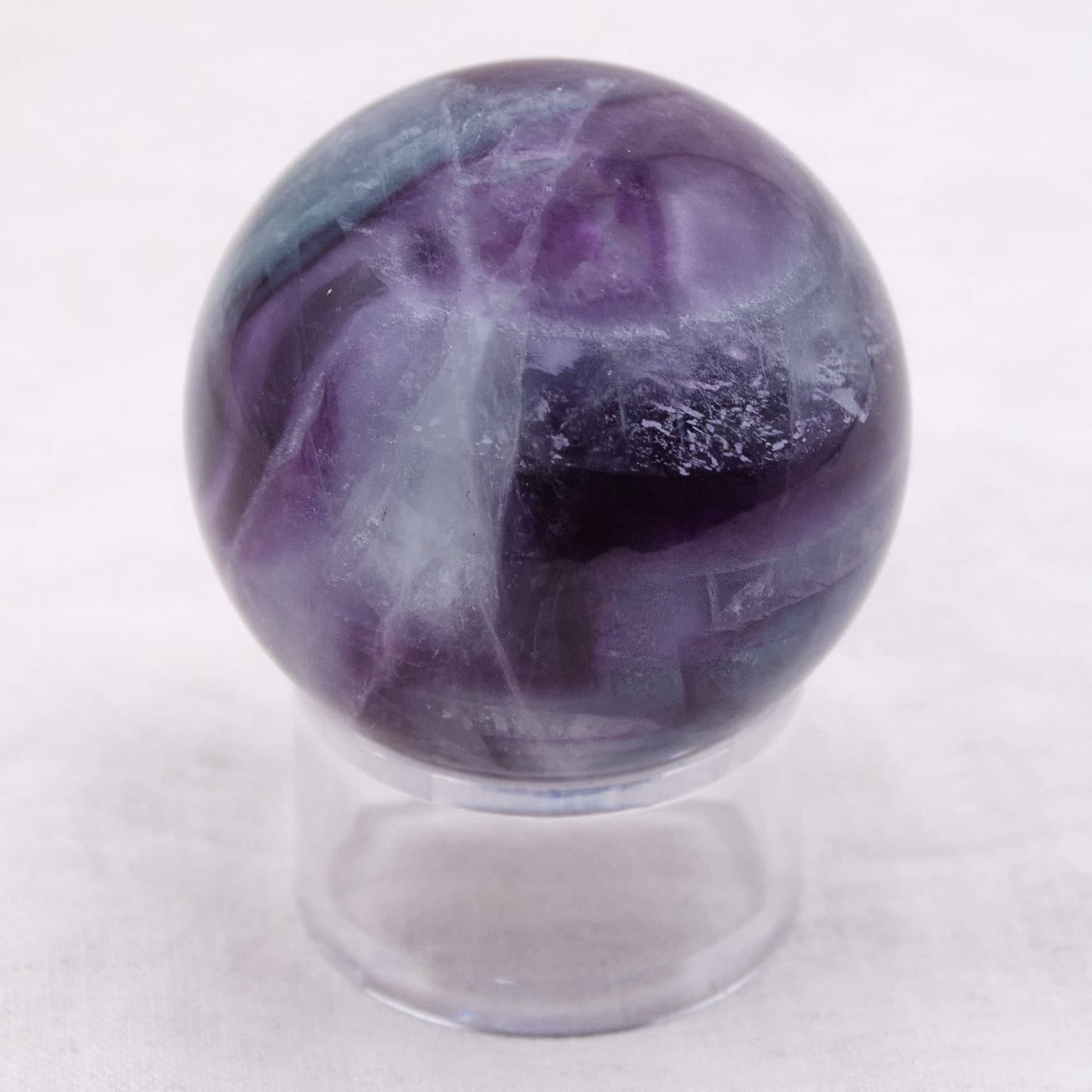Rainbow Fluorite Sphere - 1 of  a Kind
