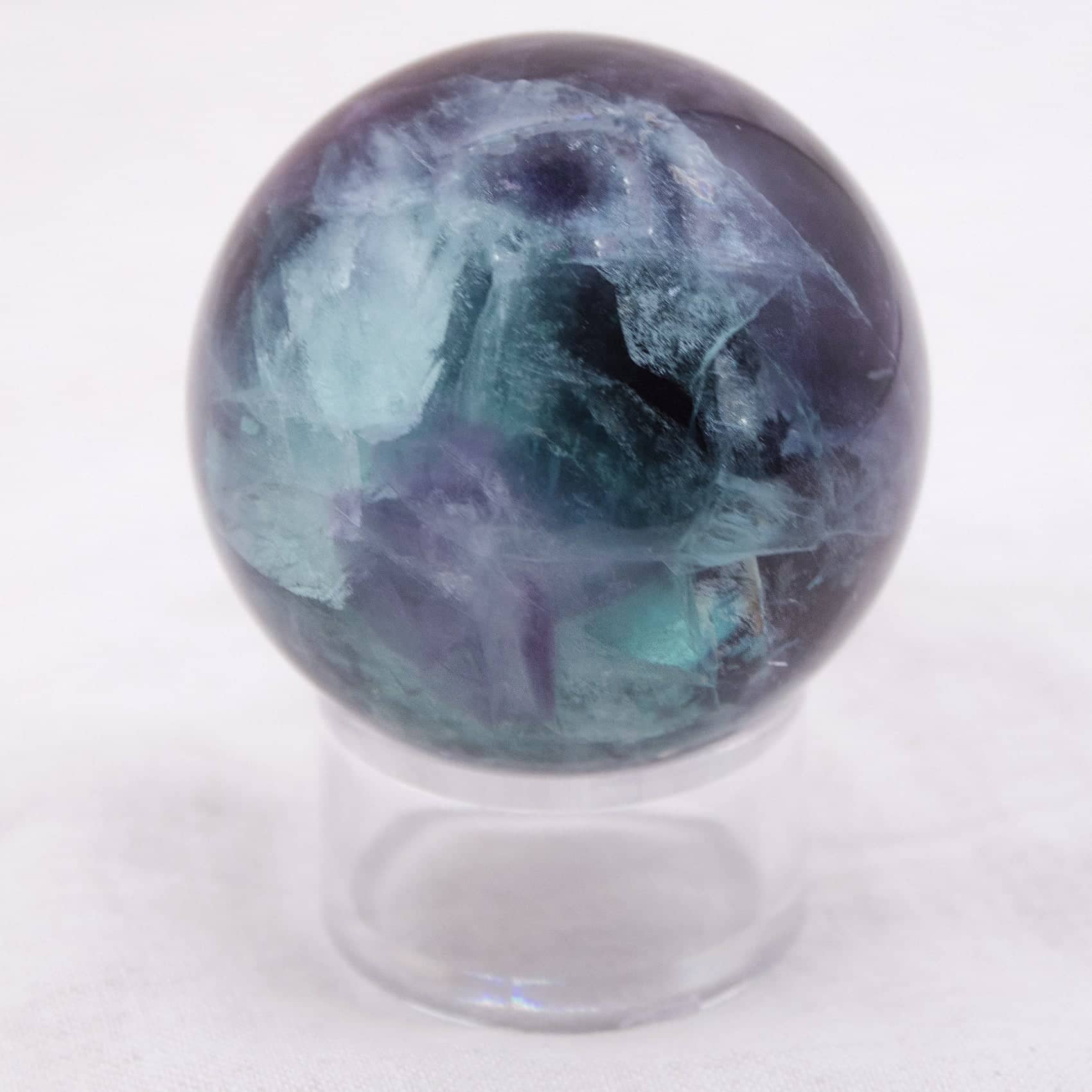 Rainbow Fluorite Sphere - 1 of  a Kind