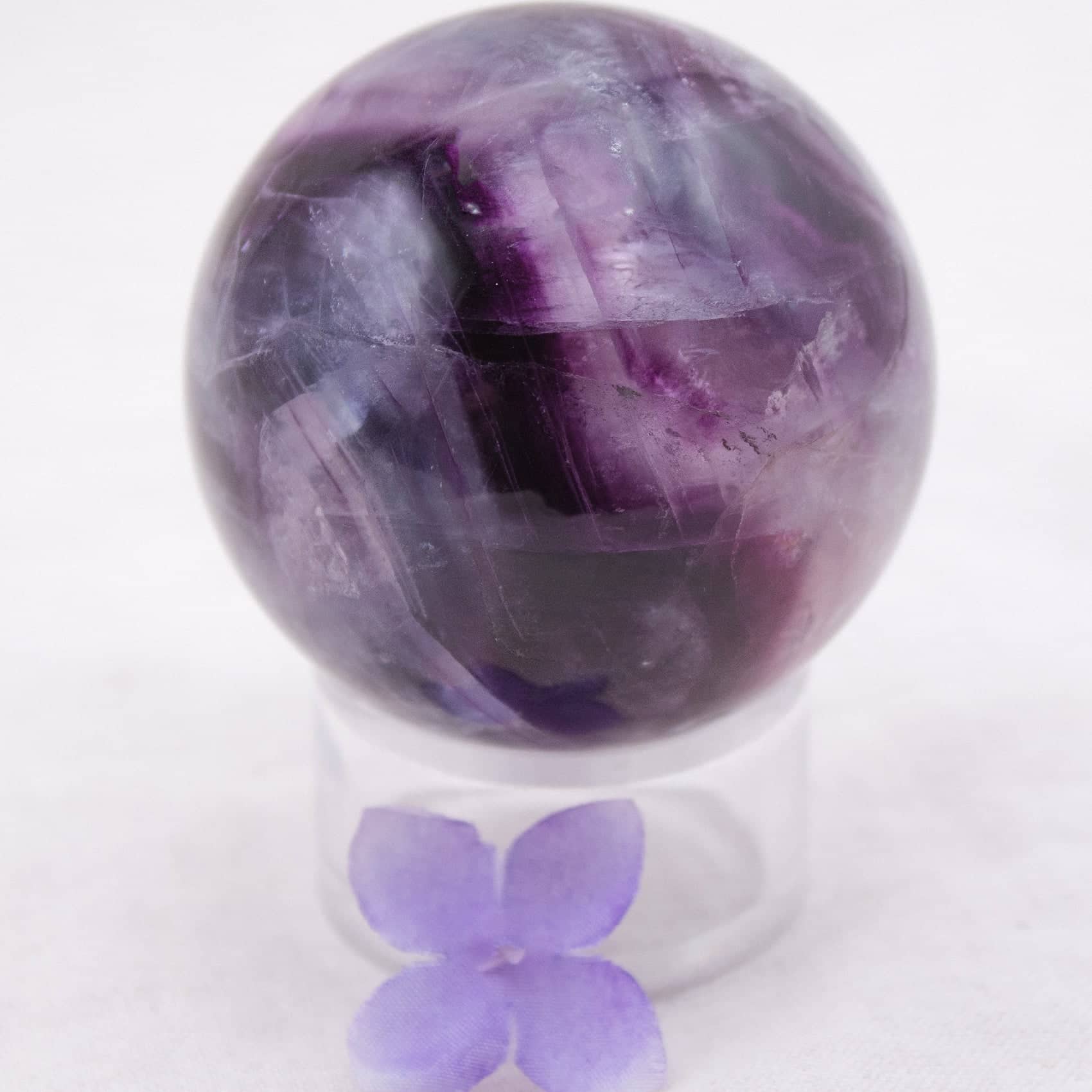 Rainbow Fluorite Sphere - 1 of  a Kind