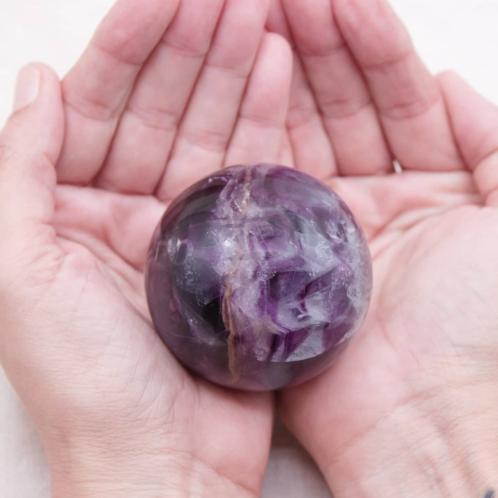 Rainbow Fluorite Sphere - 1 of  a Kind