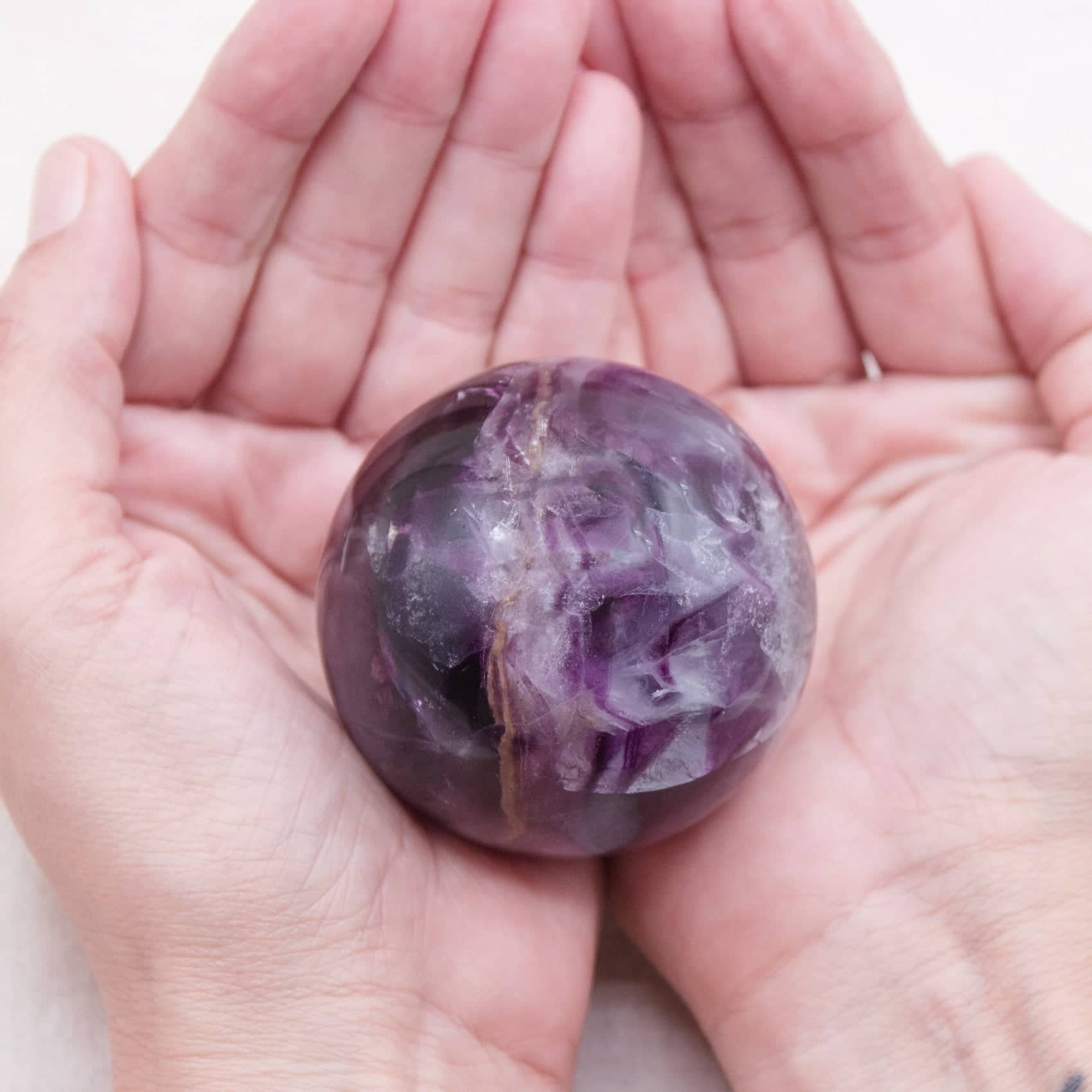 Rainbow Fluorite Sphere - 1 of  a Kind