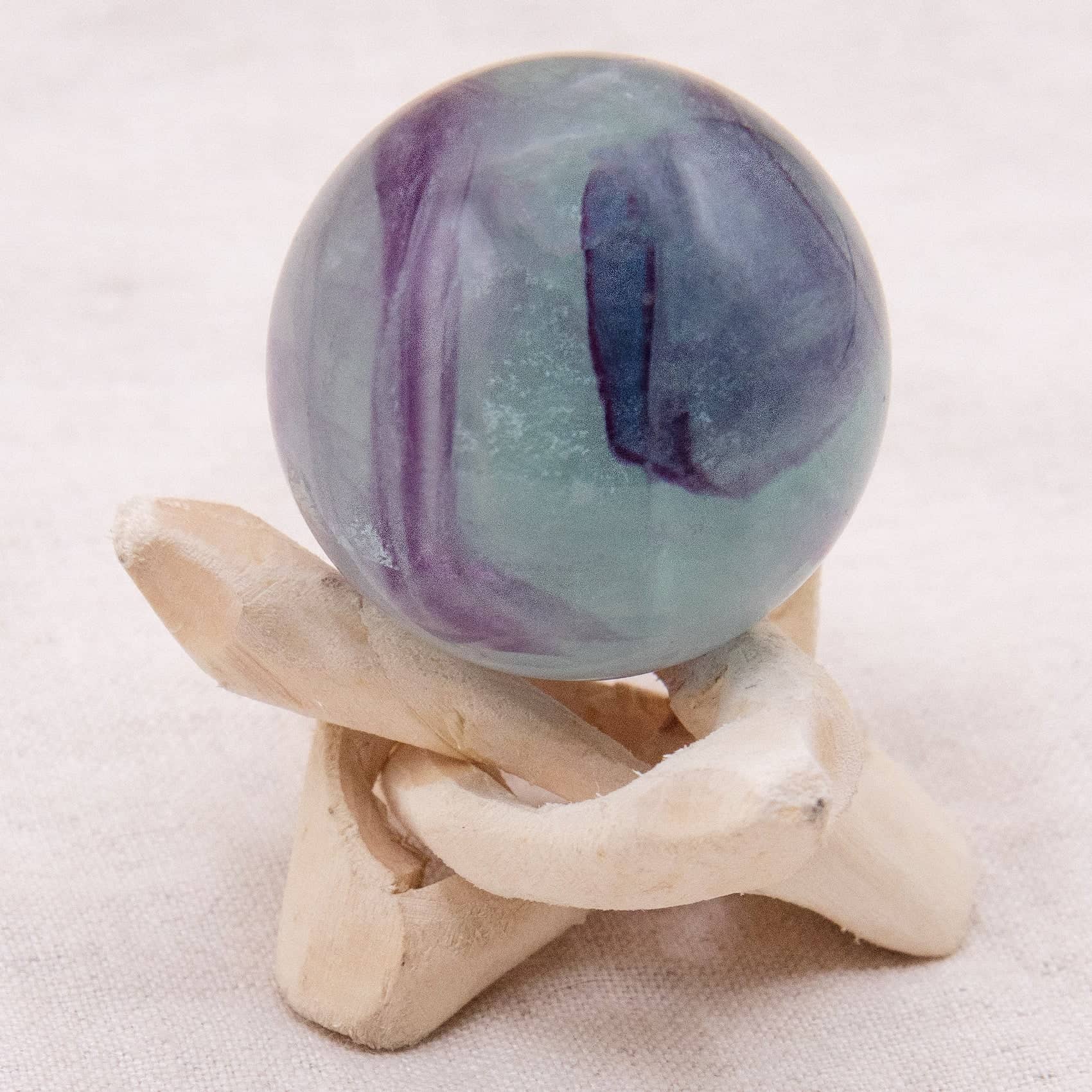 Rainbow Fluorite Sphere - 1 of  a Kind