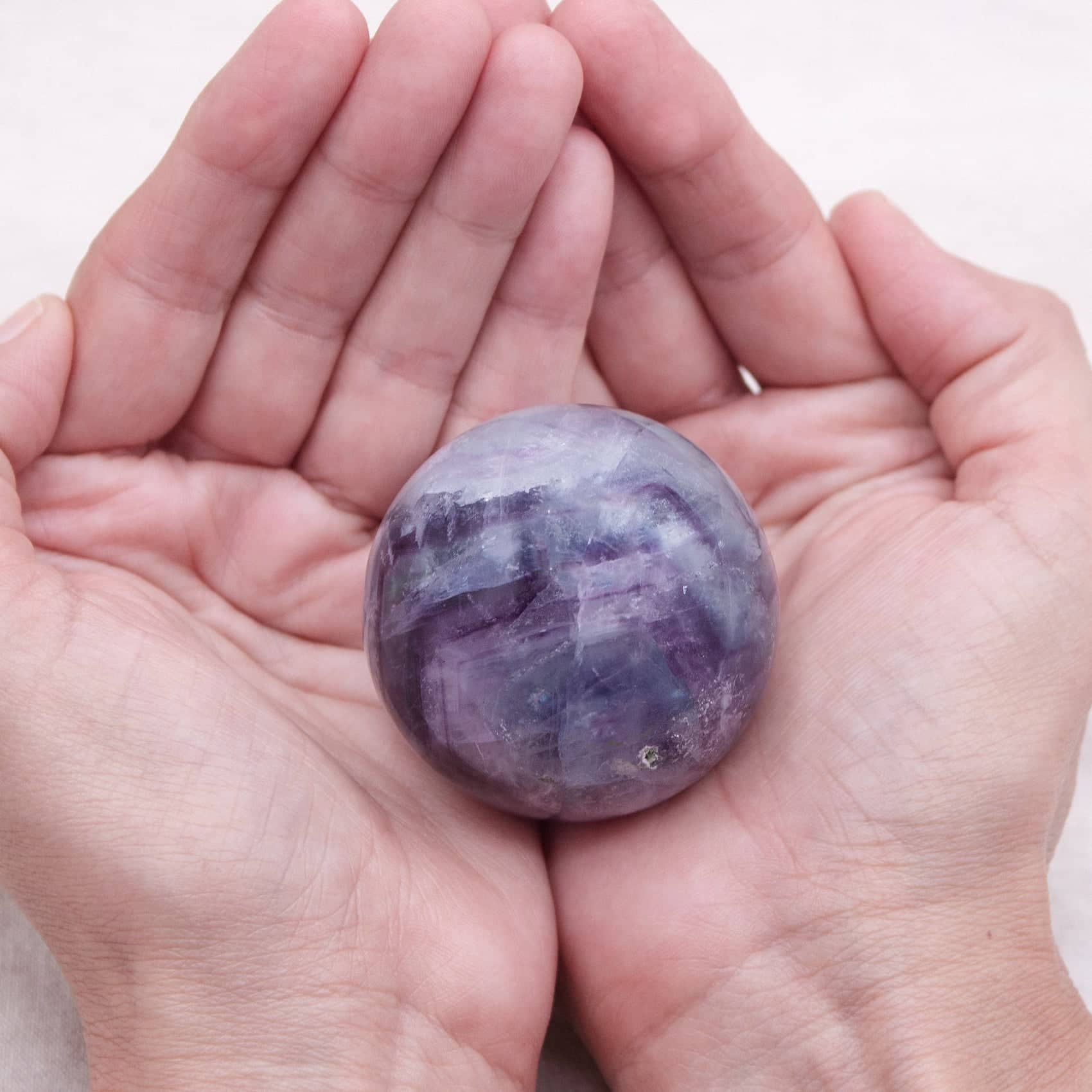 Rainbow Fluorite Sphere - 1 of  a Kind