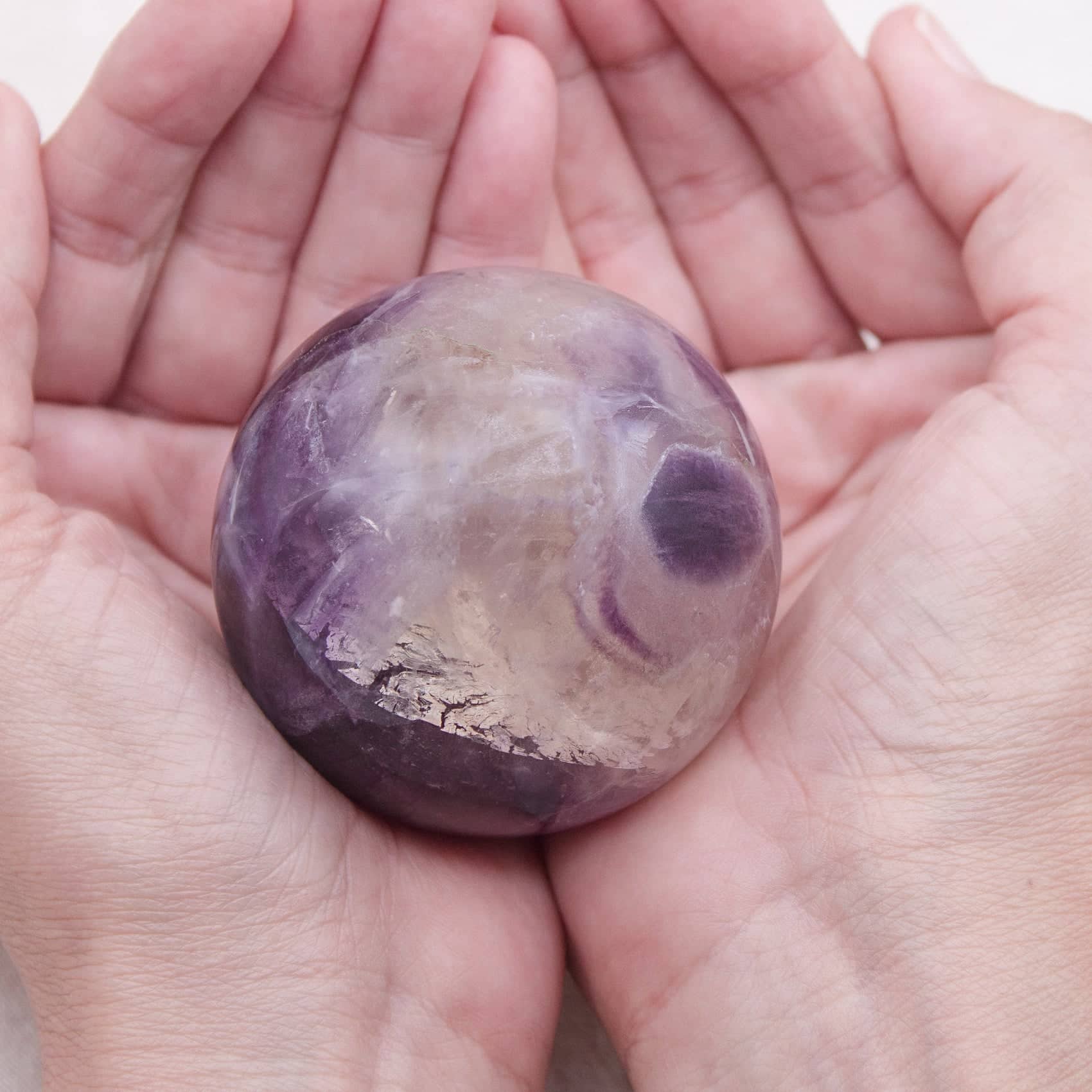 Rainbow Fluorite Sphere - 1 of  a Kind