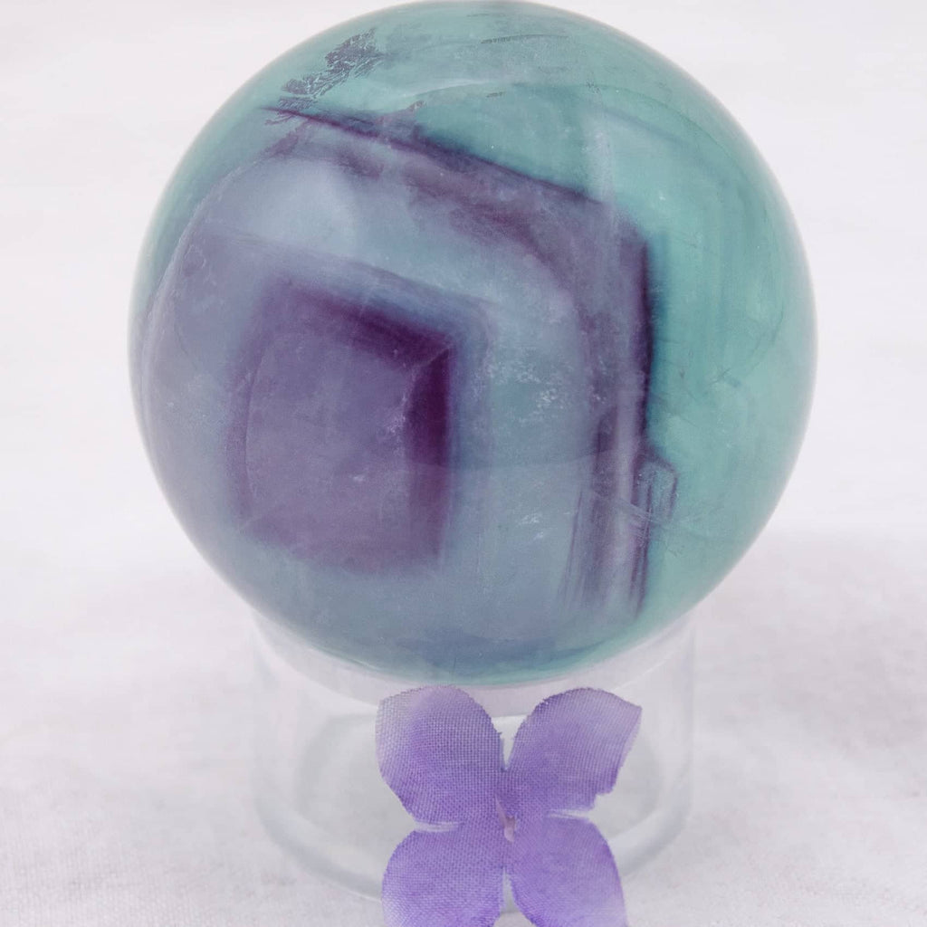 Rainbow Fluorite Sphere - 1 of  a Kind