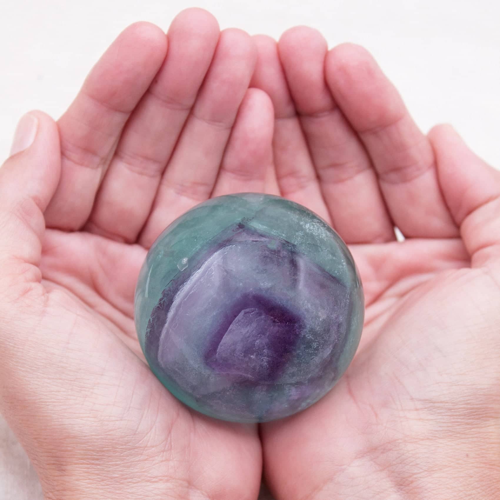 Rainbow Fluorite Sphere - 1 of  a Kind