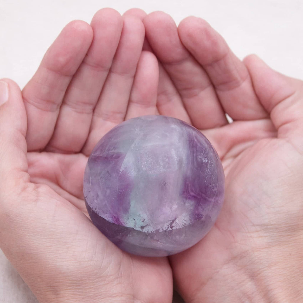 Rainbow Fluorite Sphere - 1 of  a Kind