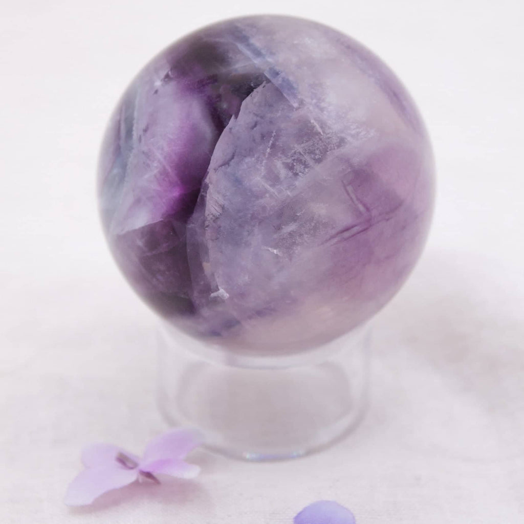Rainbow Fluorite Sphere - 1 of  a Kind