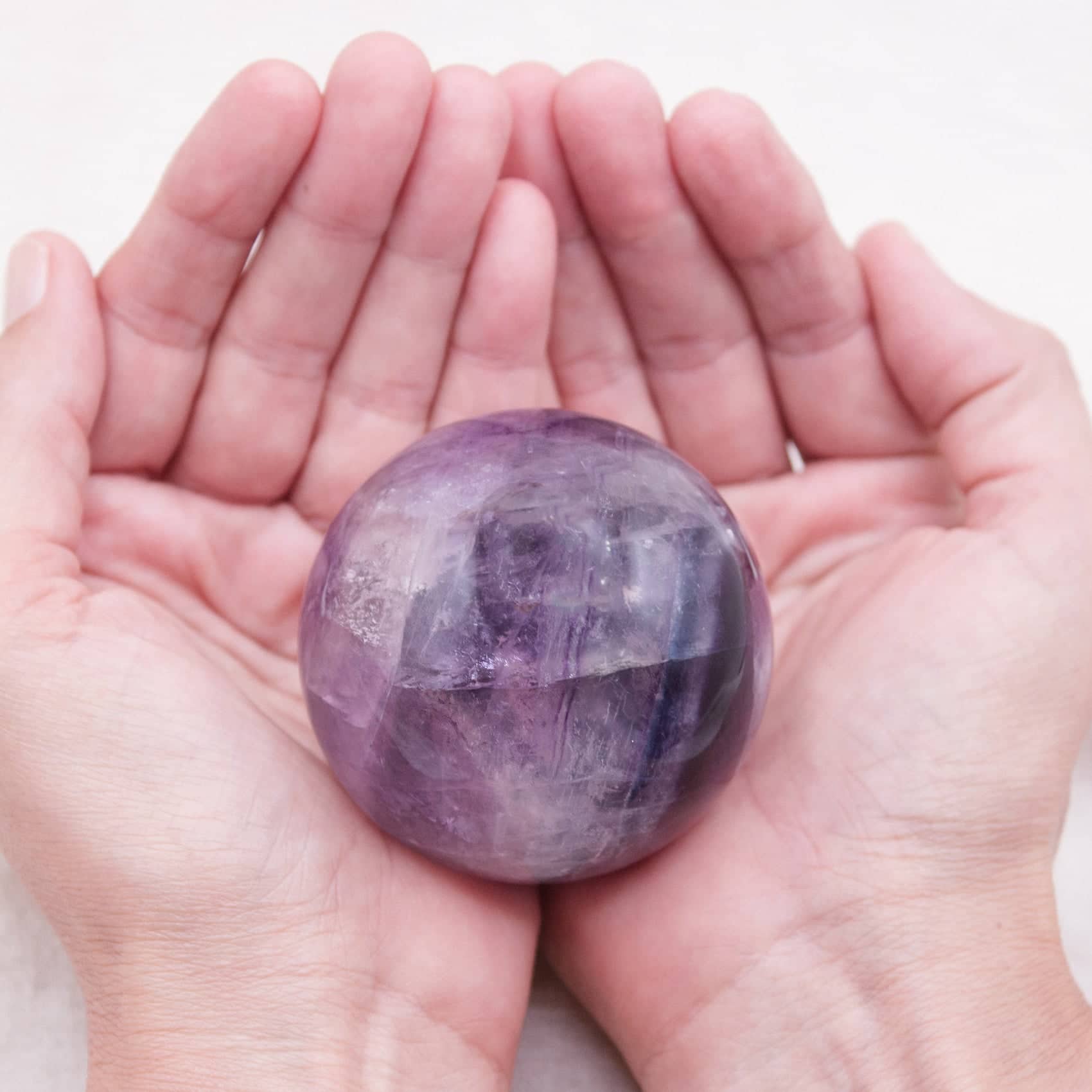 Rainbow Fluorite Sphere - 1 of  a Kind