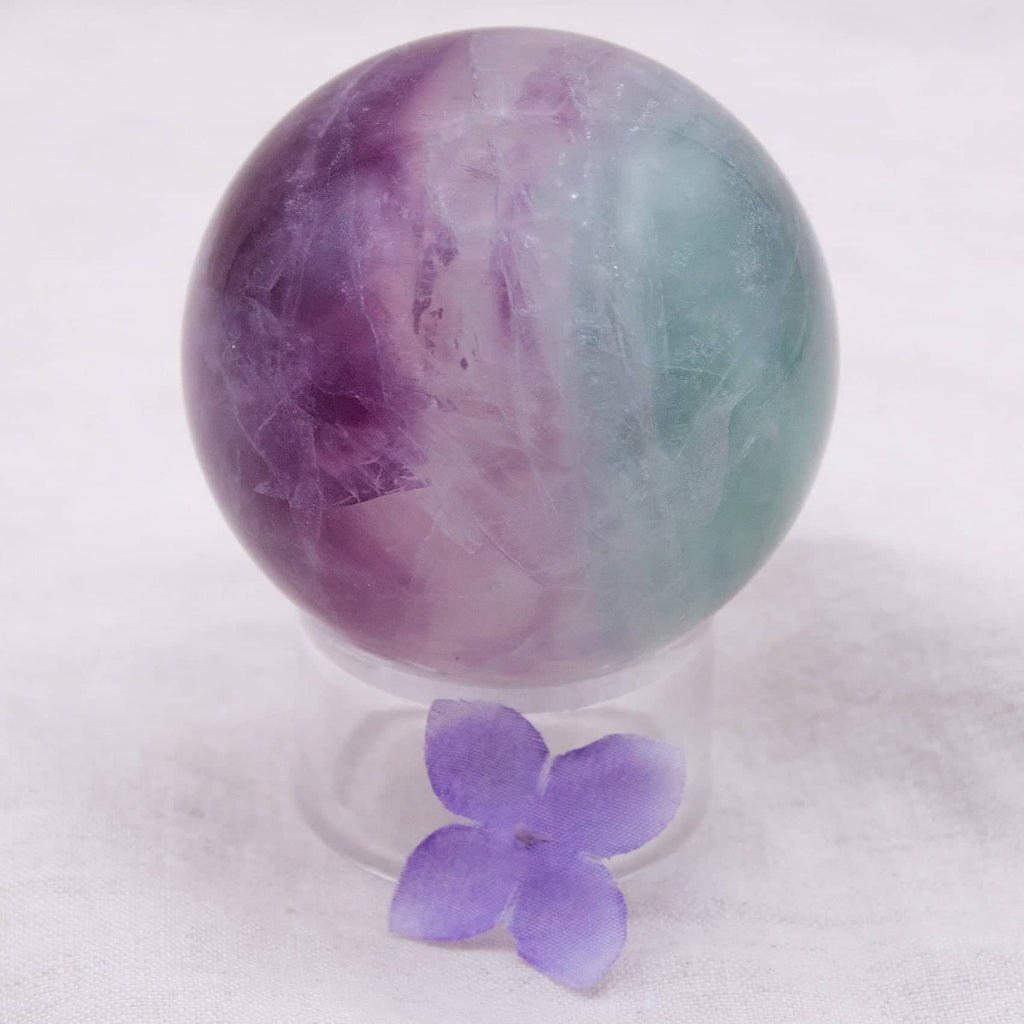 Rainbow Fluorite Sphere - 1 of  a Kind