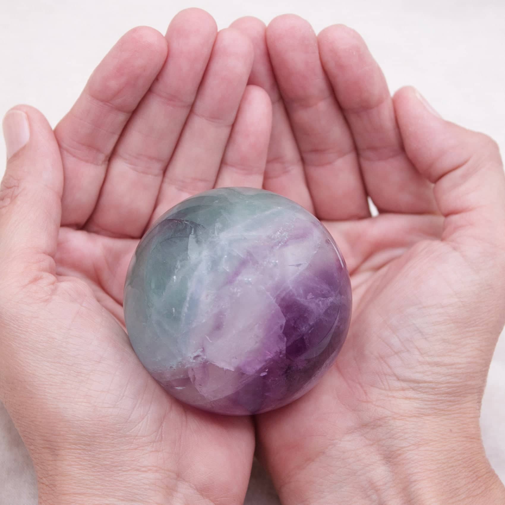 Rainbow Fluorite Sphere - 1 of  a Kind