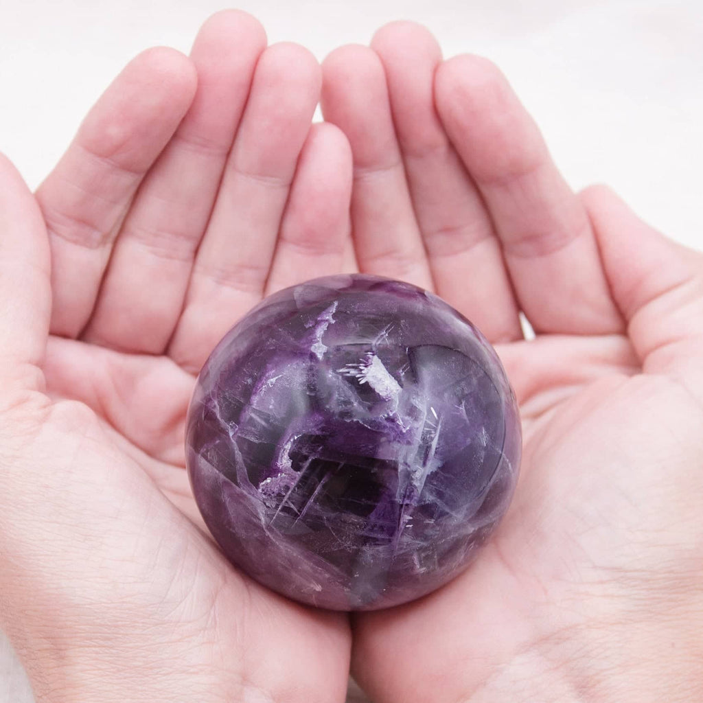 Rainbow Fluorite Sphere - 1 of  a Kind