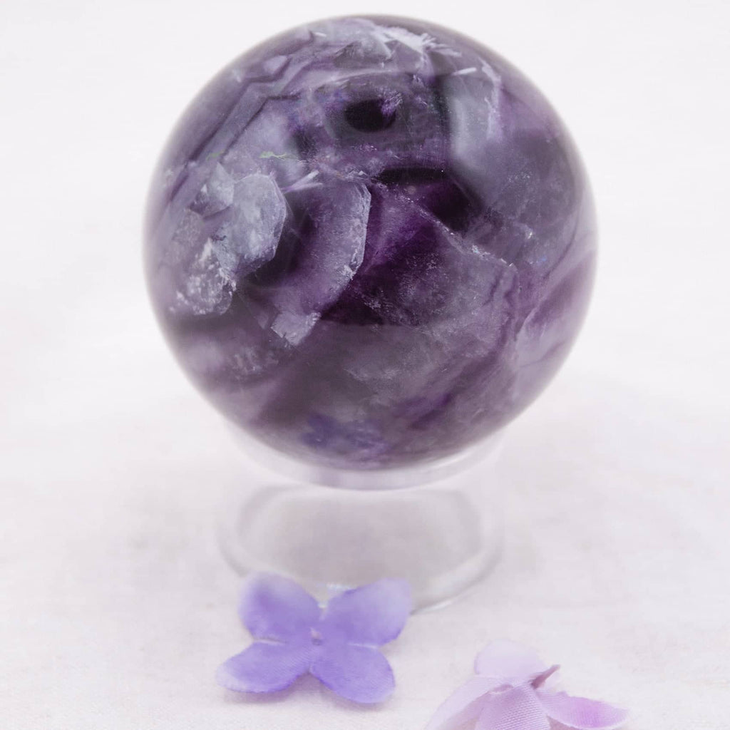 Rainbow Fluorite Sphere - 1 of  a Kind