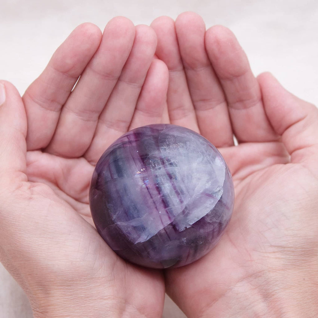 Rainbow Fluorite Sphere - 1 of  a Kind