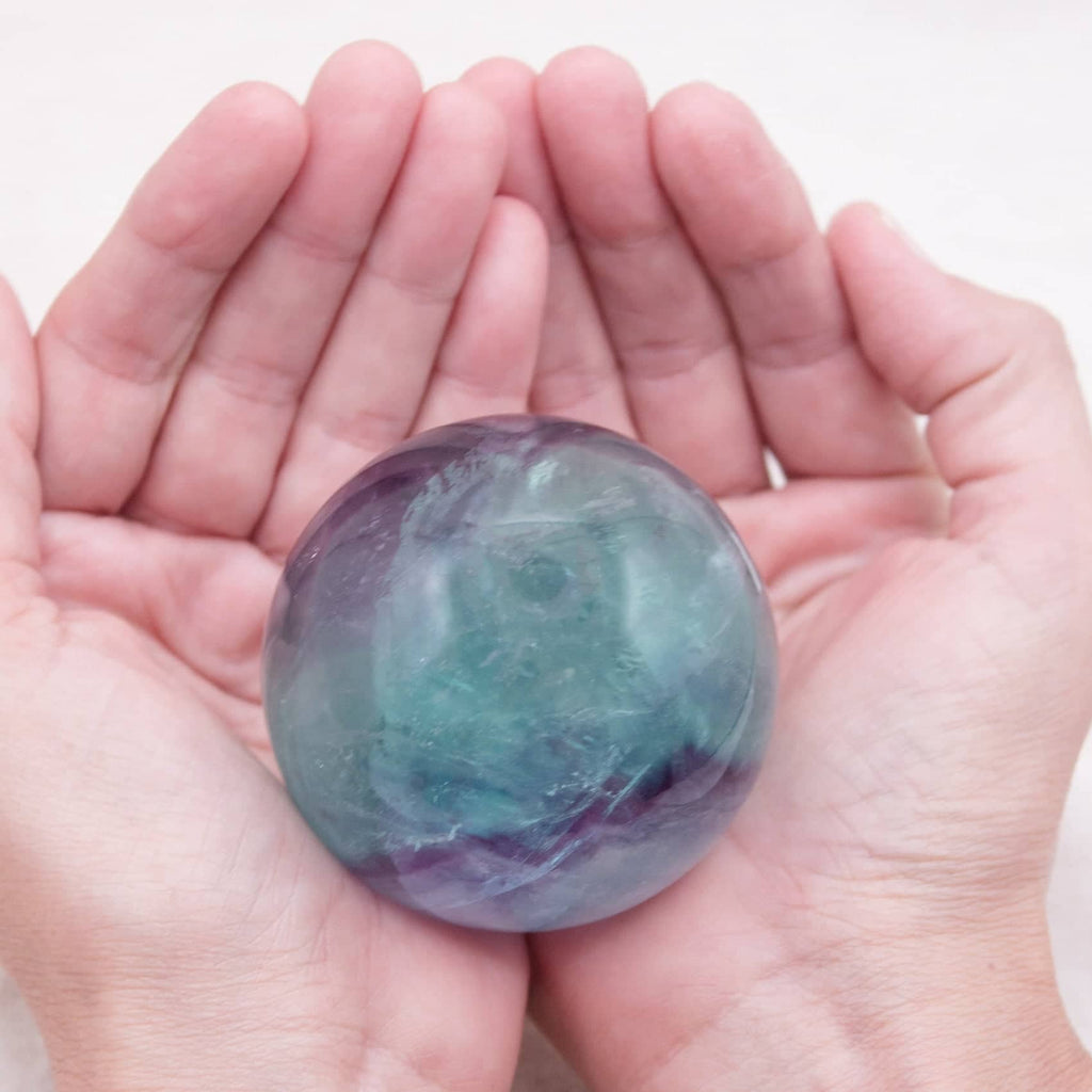 Rainbow Fluorite Sphere - 1 of  a Kind