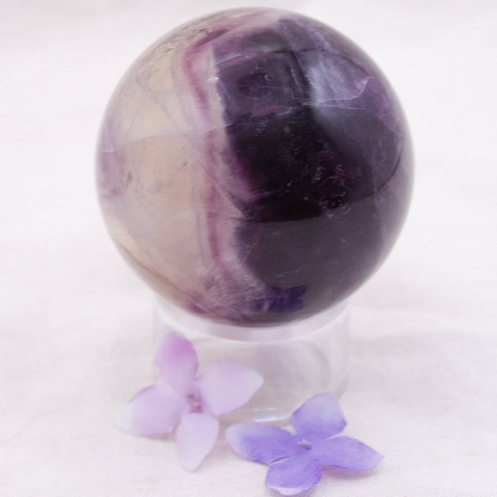 Rainbow Fluorite Sphere - 1 of  a Kind