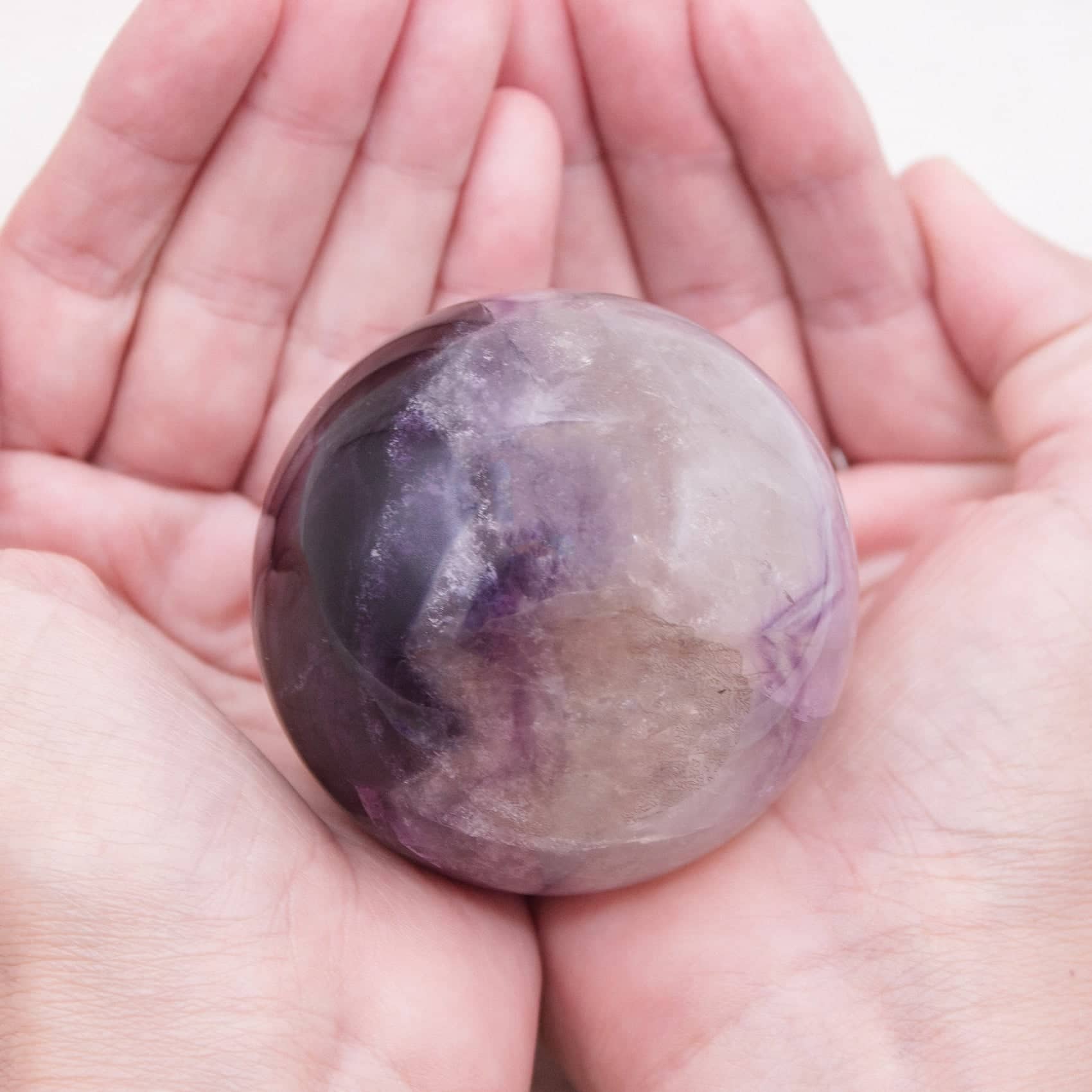Rainbow Fluorite Sphere - 1 of  a Kind