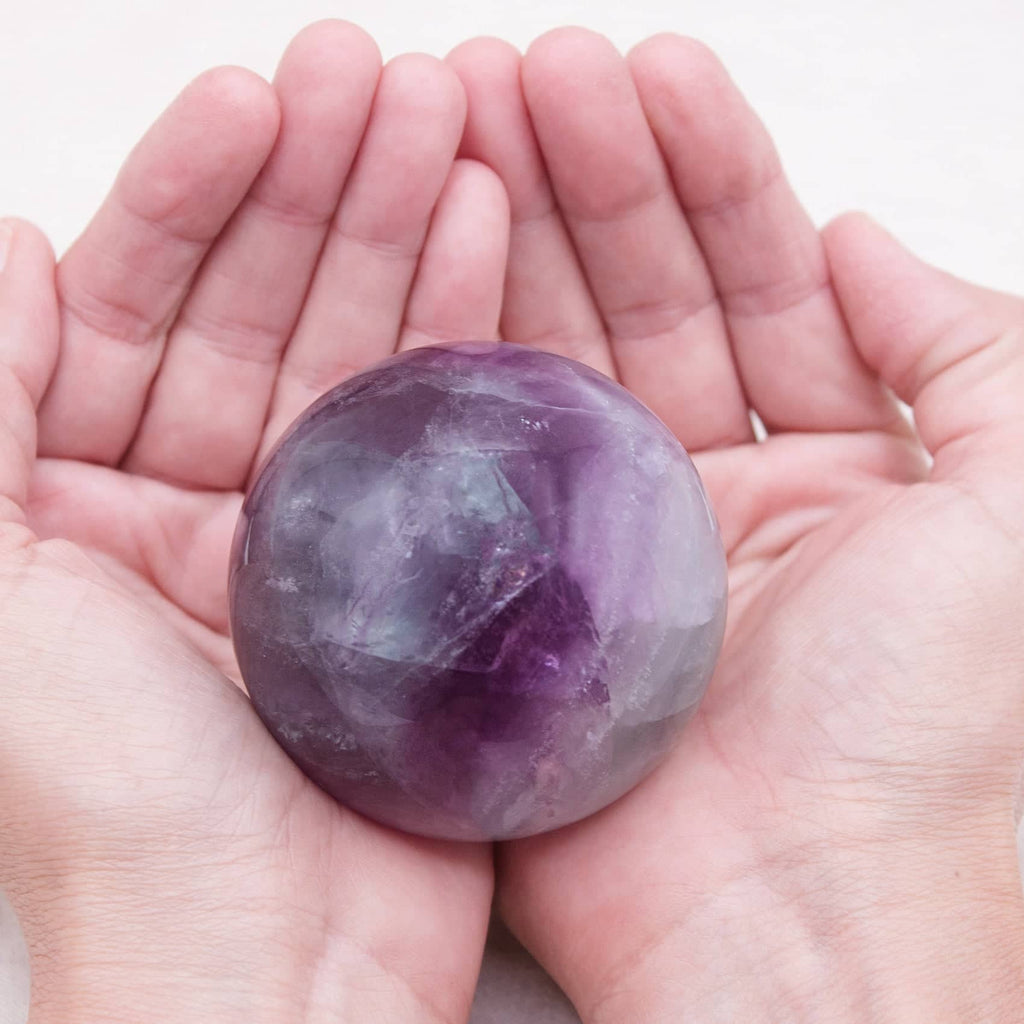 Rainbow Fluorite Sphere - 1 of  a Kind