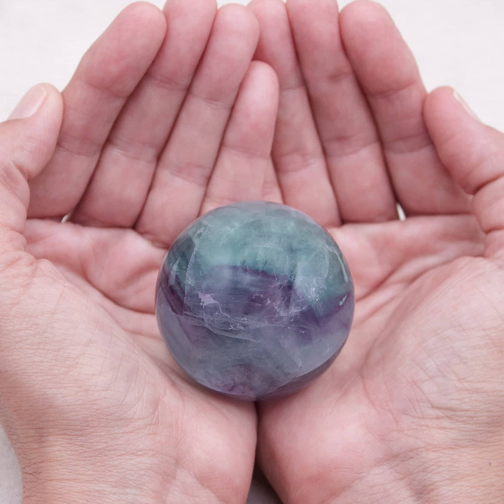 Rainbow Fluorite Sphere - 1 of  a Kind