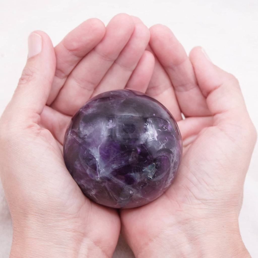 Rainbow Fluorite Sphere - 1 of  a Kind