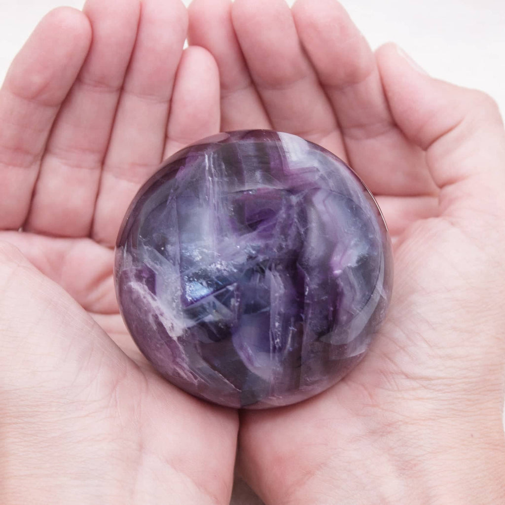 Rainbow Fluorite Sphere - 1 of  a Kind