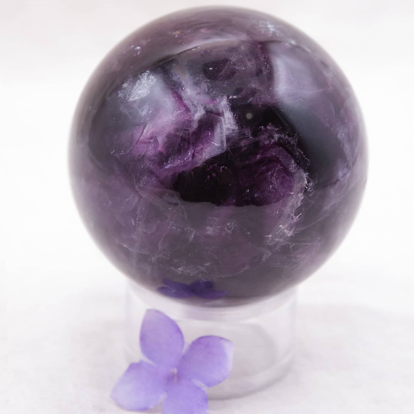 Rainbow Fluorite Sphere - 1 of  a Kind