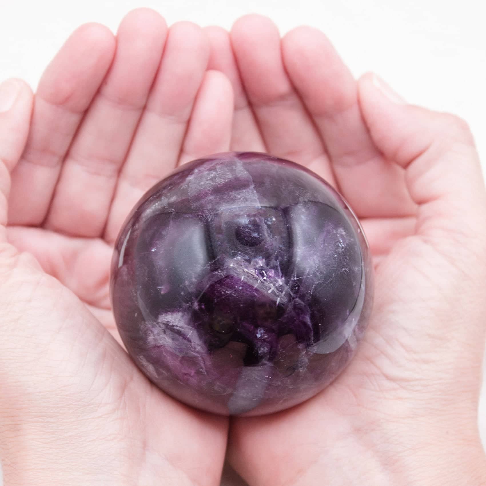 Rainbow Fluorite Sphere - 1 of  a Kind