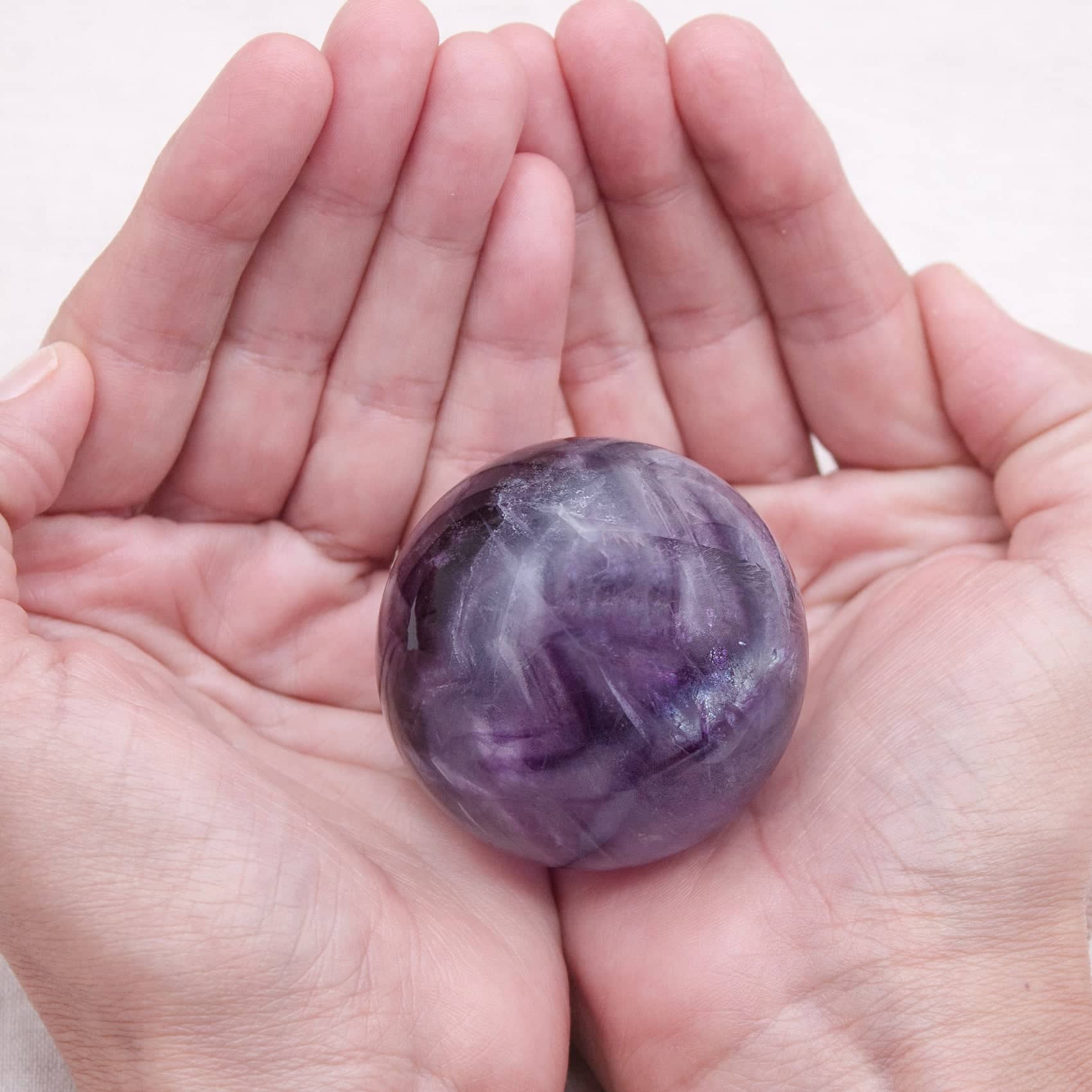 Rainbow Fluorite Sphere - 1 of  a Kind