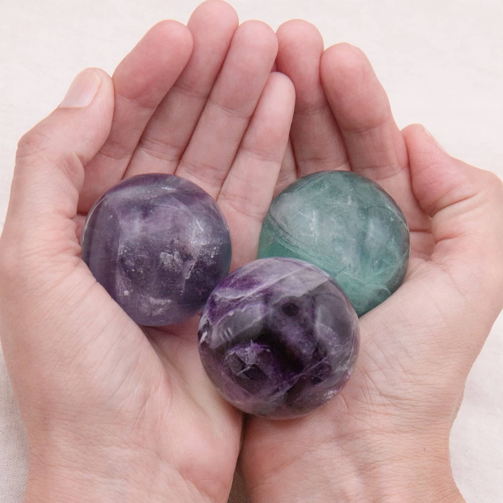 Rainbow Fluorite Sphere - 1 of  a Kind