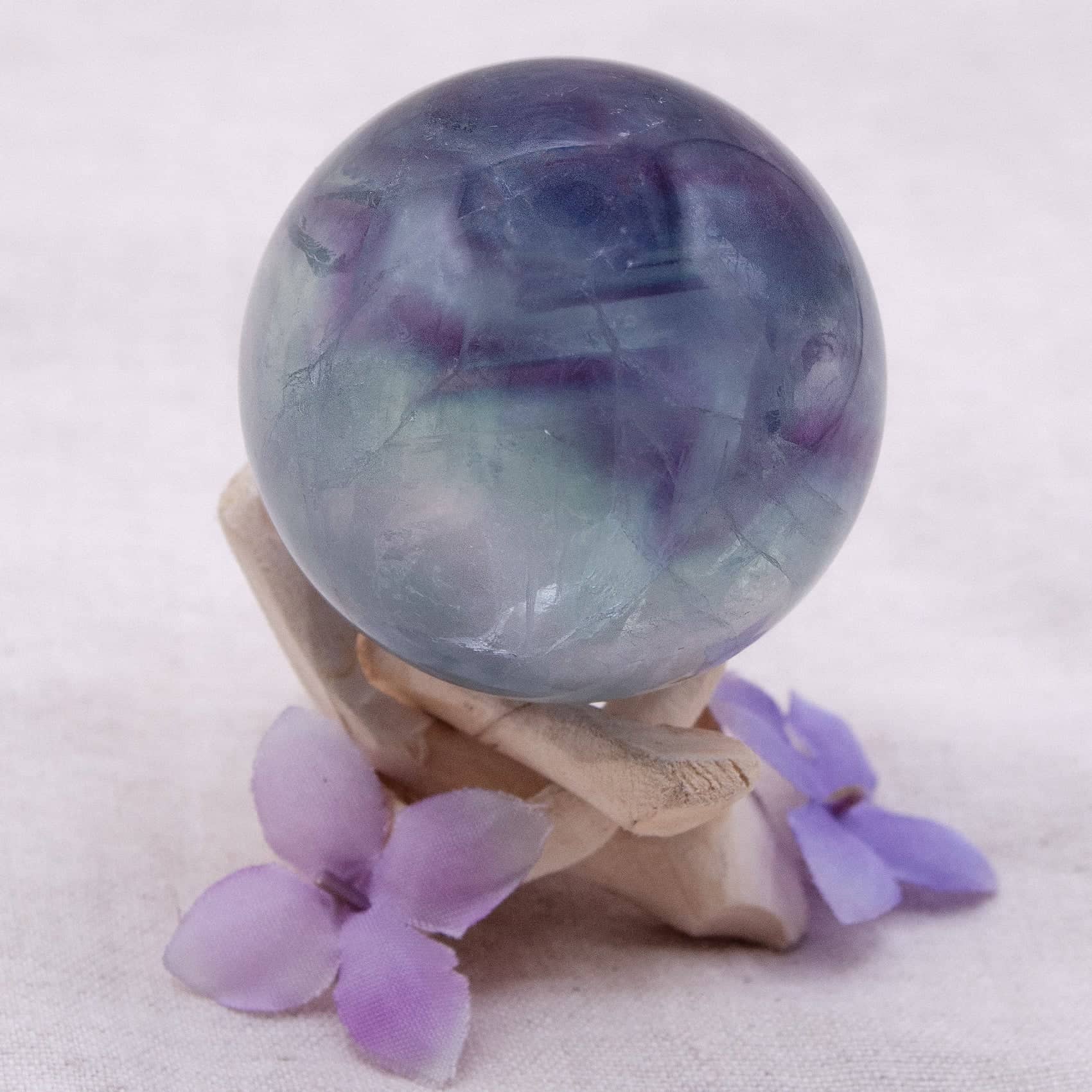 Rainbow Fluorite Sphere - 1 of  a Kind