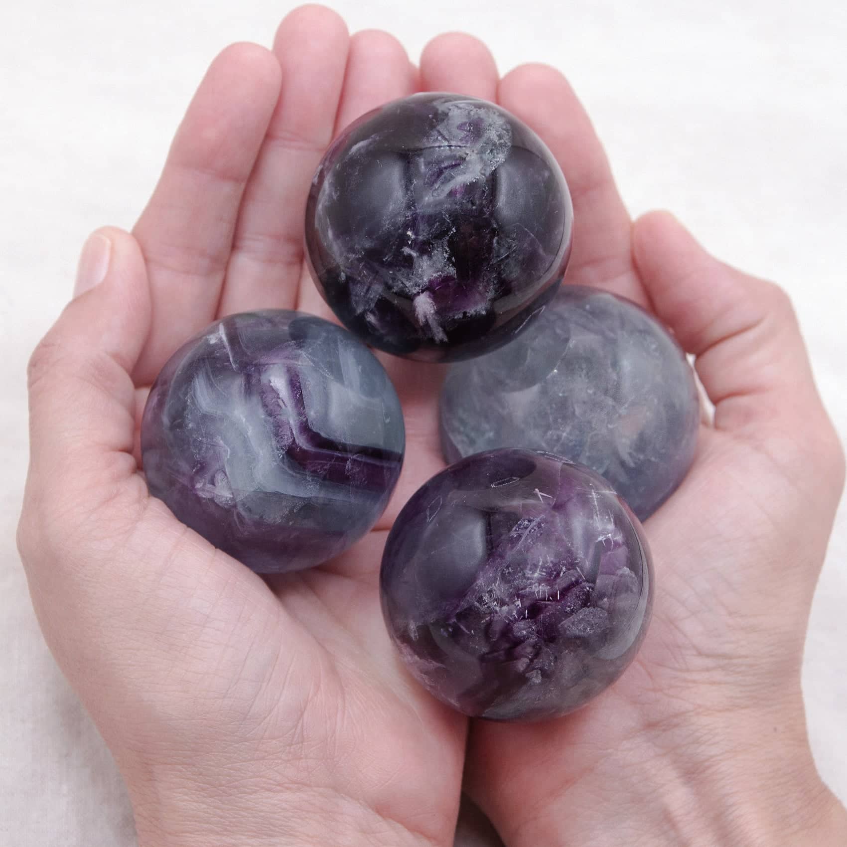 Rainbow Fluorite Sphere - 1 of  a Kind