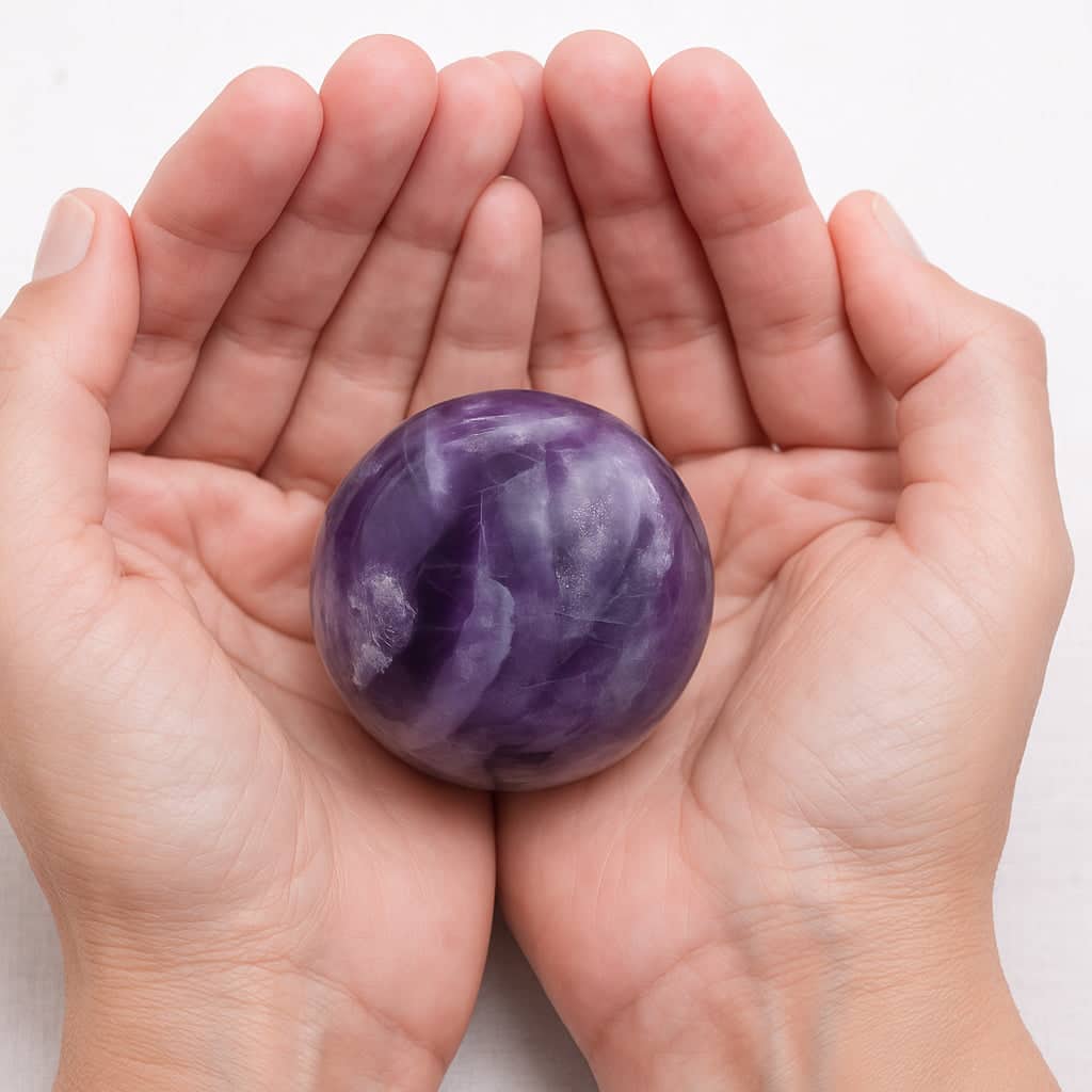 Rainbow Fluorite Sphere - 1 of  a Kind