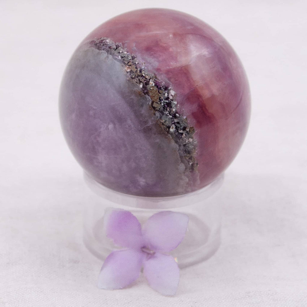Rainbow Fluorite Sphere - 1 of  a Kind