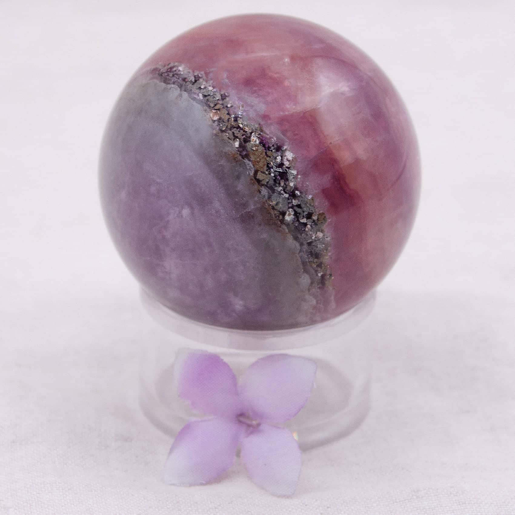 Rainbow Fluorite Sphere - 1 of  a Kind