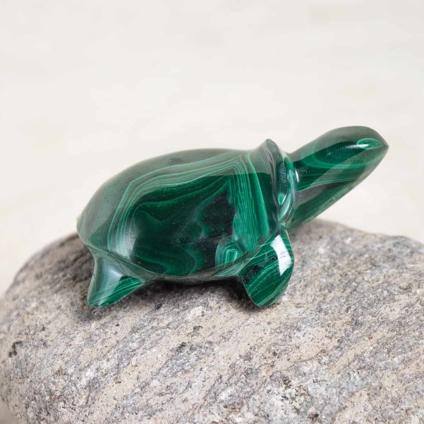Genuine Malachite Turtles- Hand Carved - 1 of a Kind
