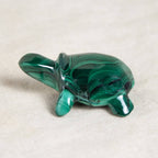 Genuine Malachite Turtles- Hand Carved - 1 of a Kind