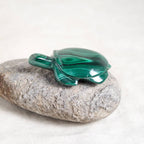 Genuine Malachite Turtles- Hand Carved - 1 of a Kind